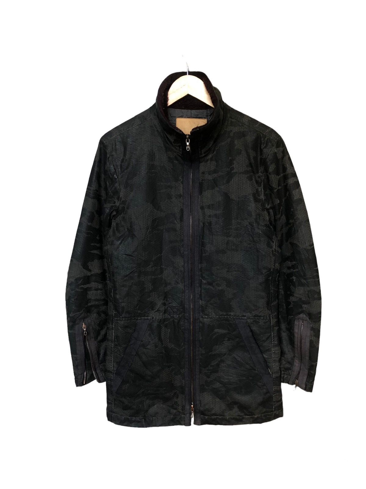 Issey Miyake Vintage Issey Miyake Ayuite Utility Camo Distressed Jackets Size US L / EU 52-54 / 3 - 1 Thumbnail