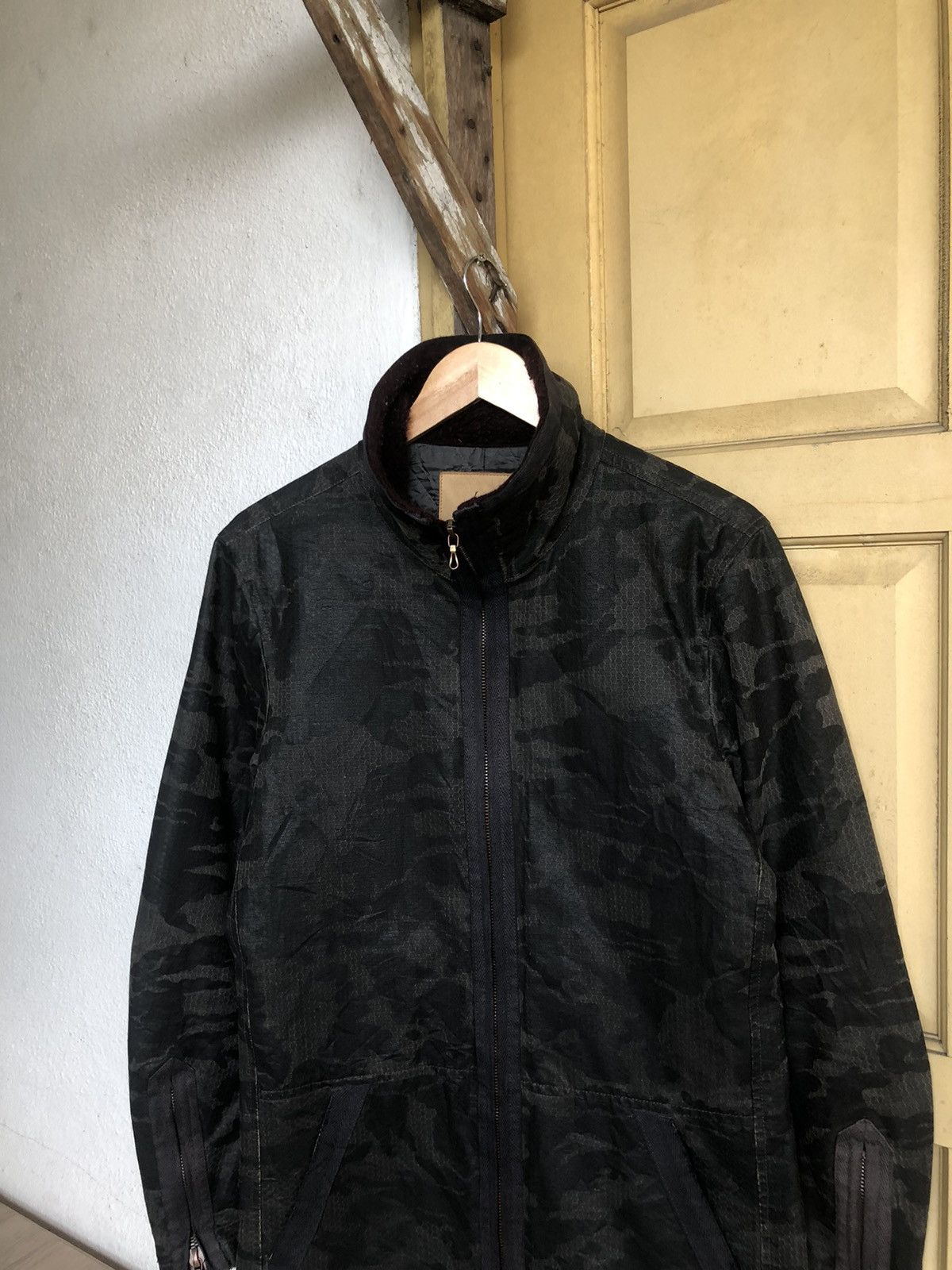Issey Miyake Vintage Issey Miyake Ayuite Utility Camo Distressed Jackets Size US L / EU 52-54 / 3 - 6 Thumbnail