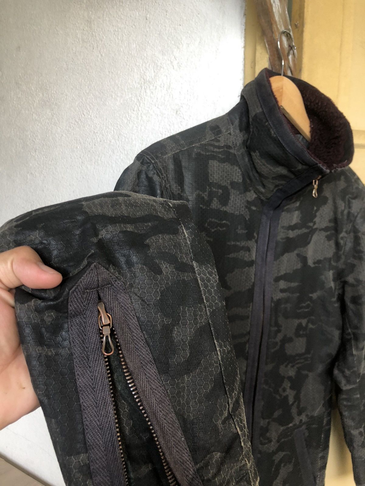 Issey Miyake Vintage Issey Miyake Ayuite Utility Camo Distressed Jackets Size US L / EU 52-54 / 3 - 9 Thumbnail