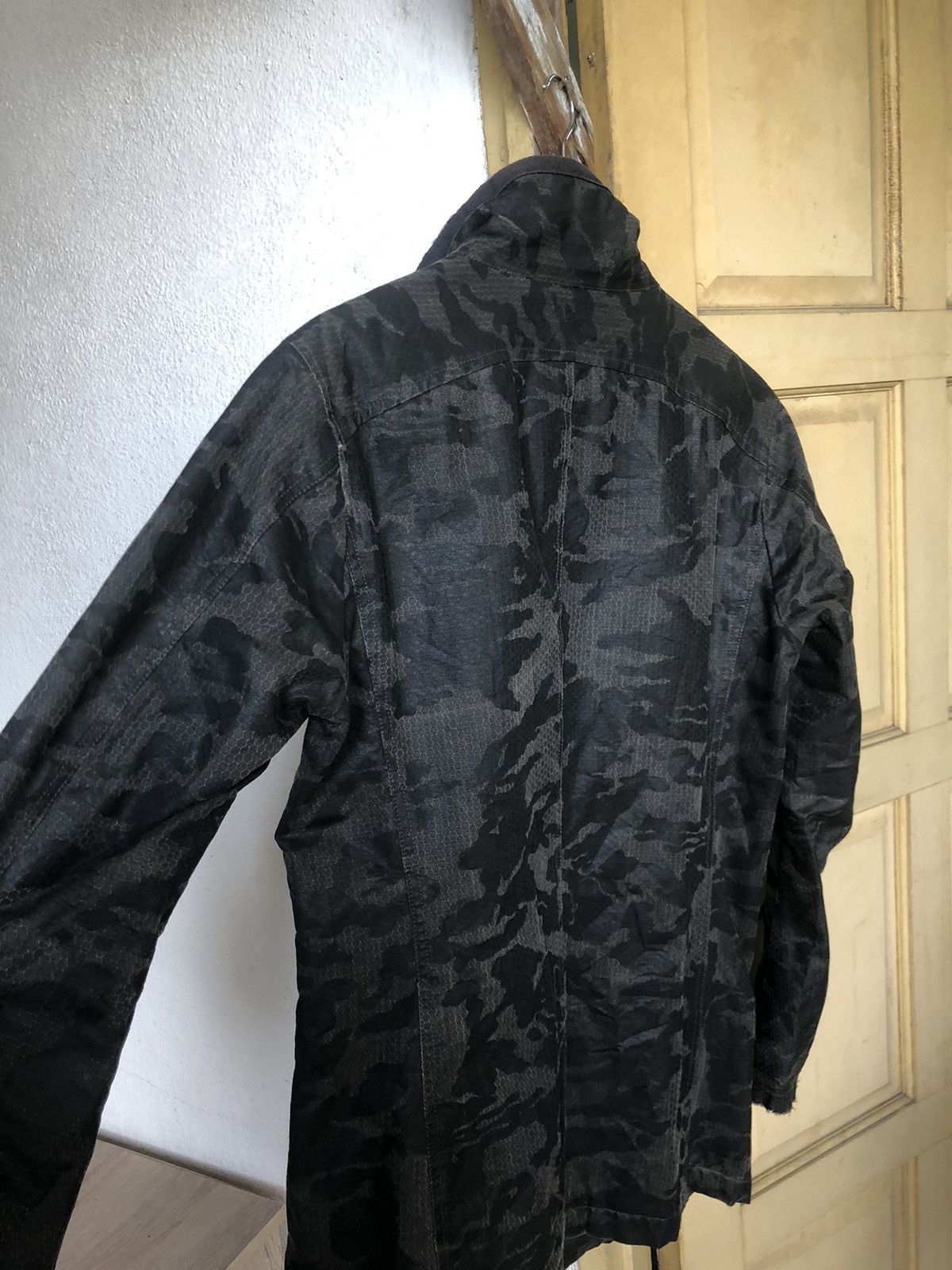 Issey Miyake Vintage Issey Miyake Ayuite Utility Camo Distressed Jackets Size US L / EU 52-54 / 3 - 15 Thumbnail