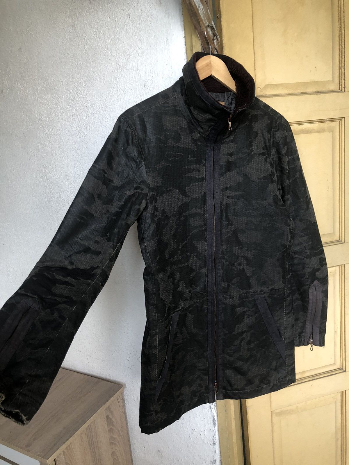 Issey Miyake Vintage Issey Miyake Ayuite Utility Camo Distressed Jackets Size US L / EU 52-54 / 3 - 8 Thumbnail