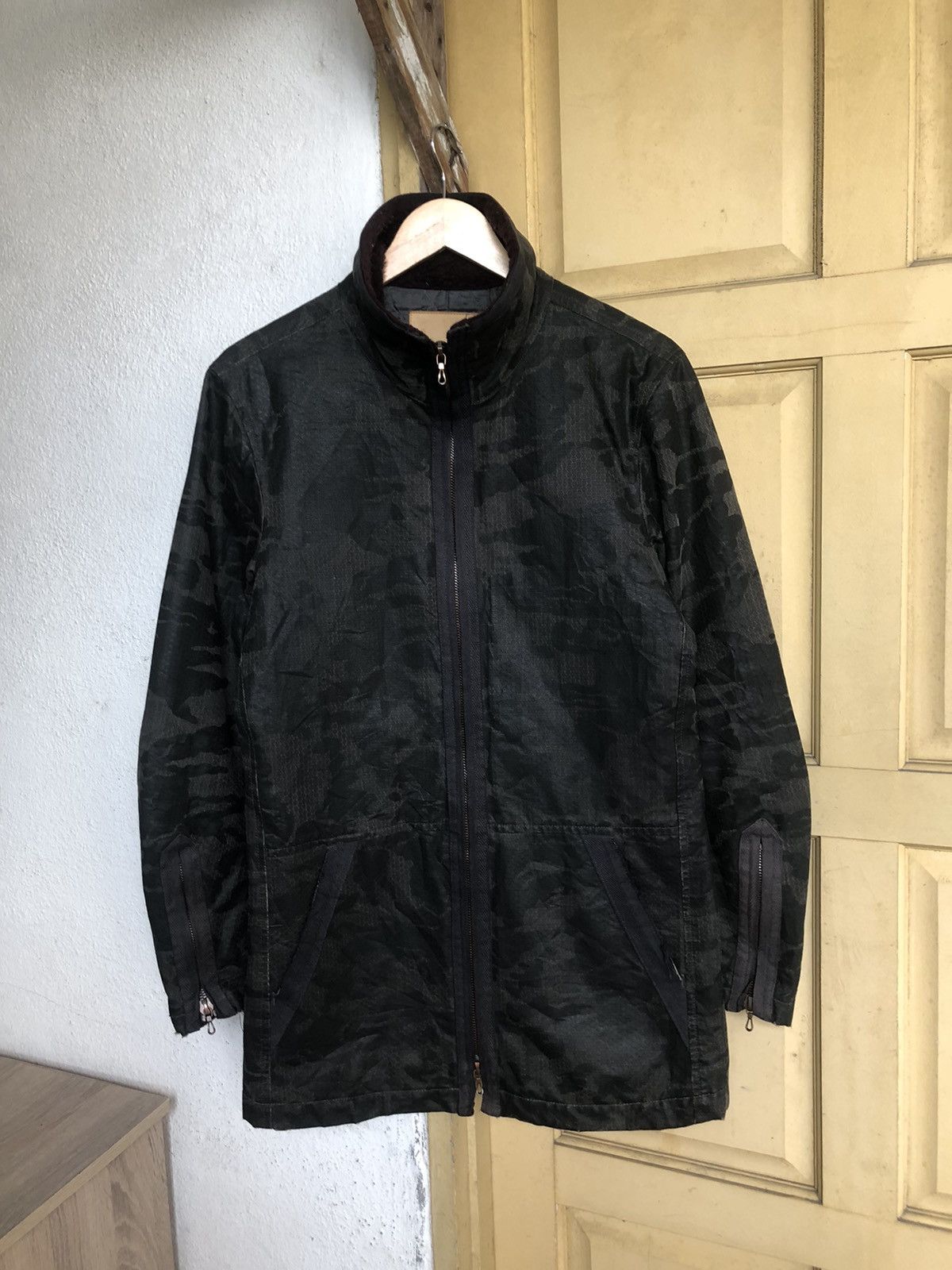 Issey Miyake Vintage Issey Miyake Ayuite Utility Camo Distressed Jackets Size US L / EU 52-54 / 3 - 4 Thumbnail