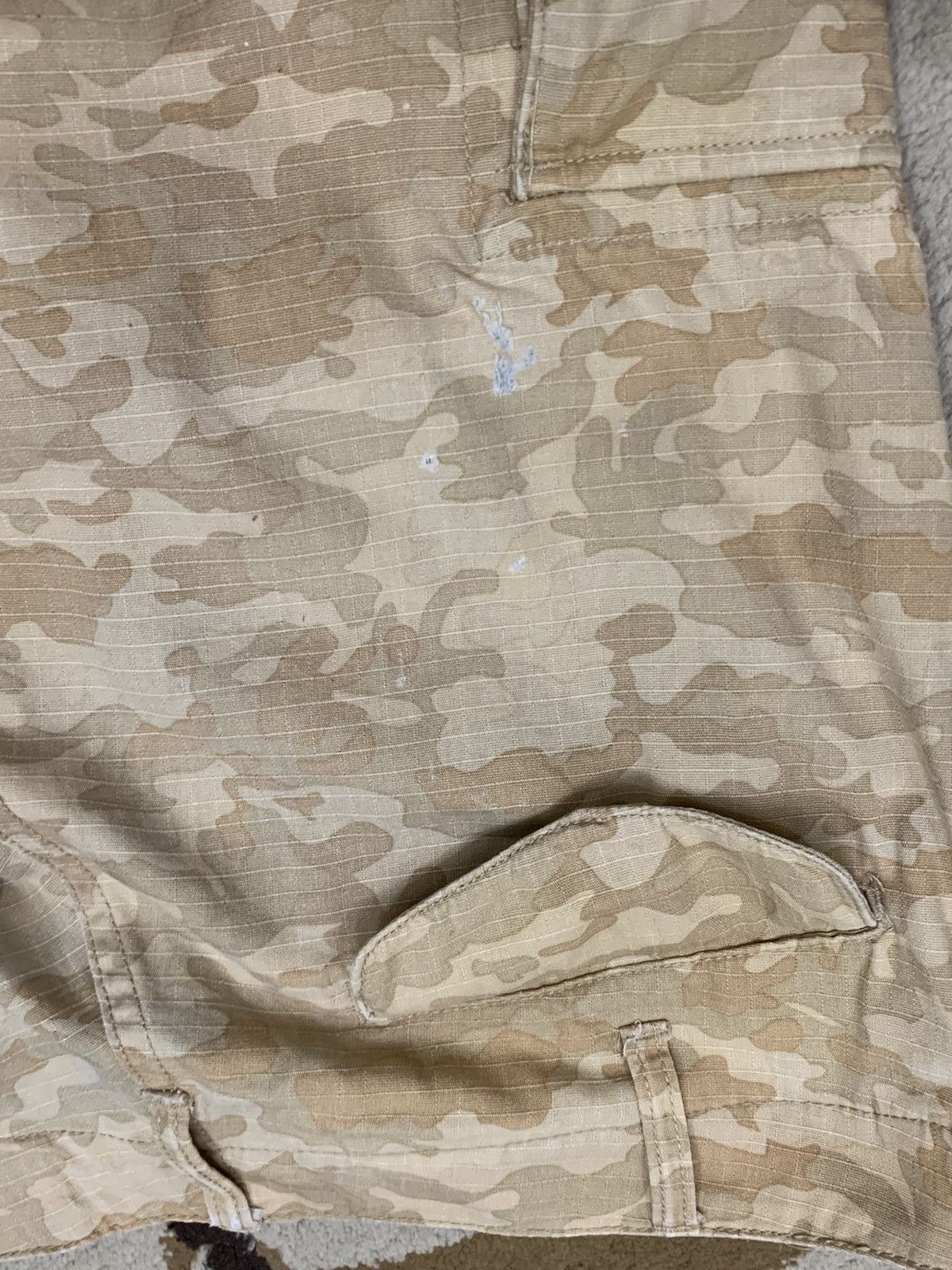Japanese Brand DISTRESSED GLADIATOR ARMOR CAMOUFLAGE CARGO PANTS FOR WORK Size US 34 / EU 50 - 3 Thumbnail