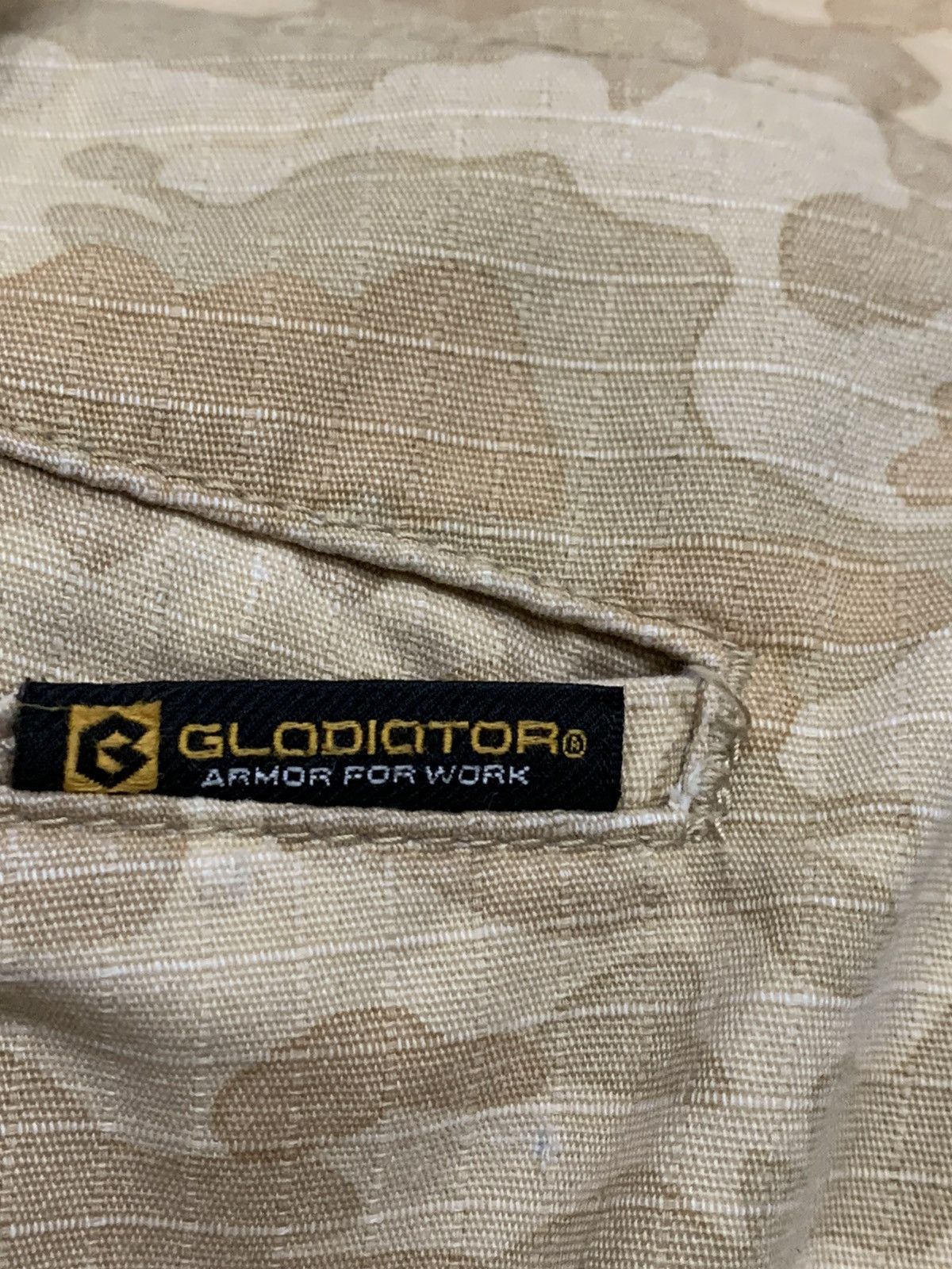 Japanese Brand DISTRESSED GLADIATOR ARMOR CAMOUFLAGE CARGO PANTS FOR WORK Size US 34 / EU 50 - 4 Thumbnail