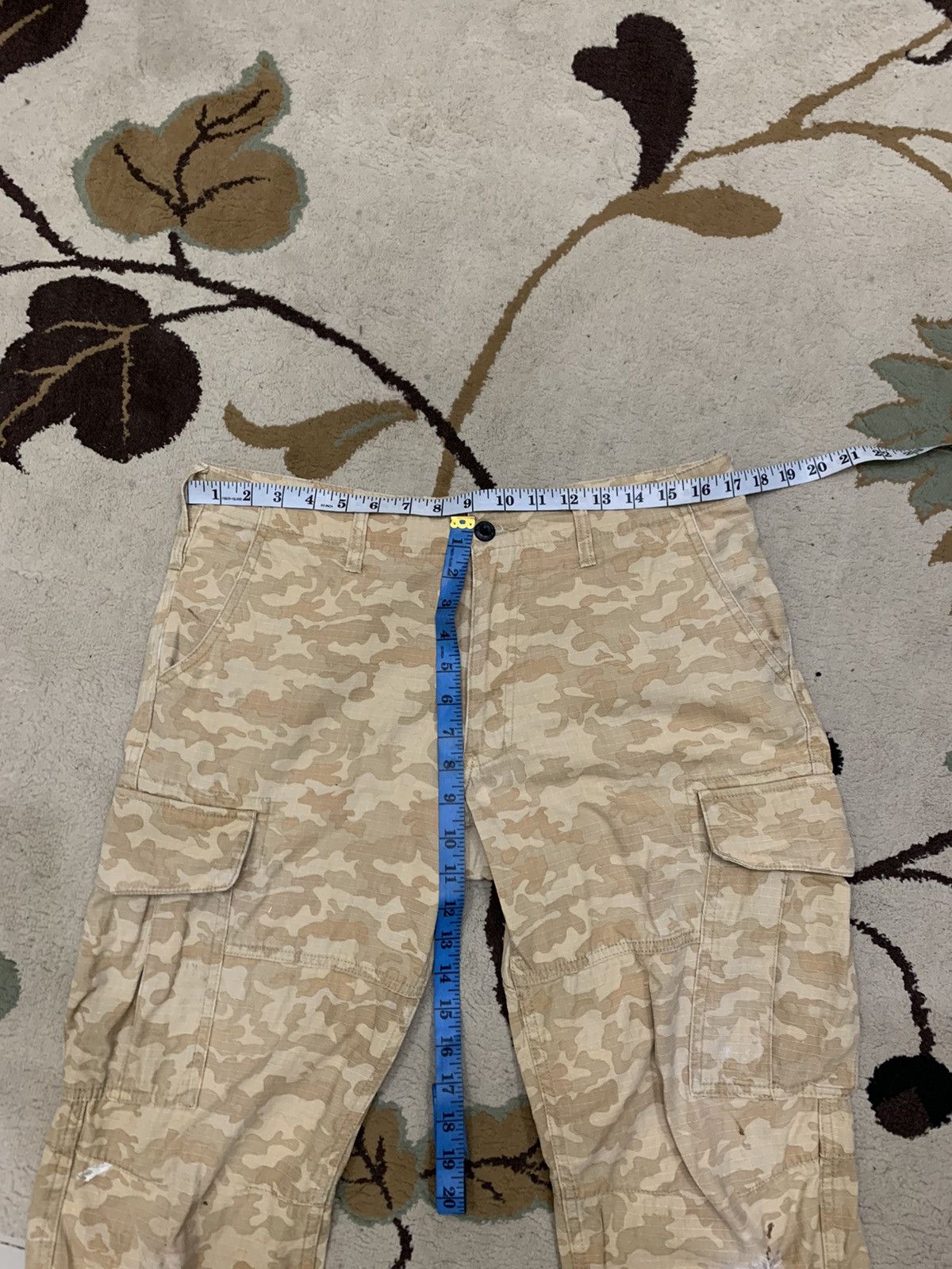 Japanese Brand DISTRESSED GLADIATOR ARMOR CAMOUFLAGE CARGO PANTS FOR WORK Size US 34 / EU 50 - 14 Thumbnail