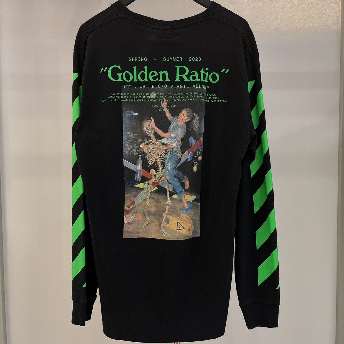 image of Off White Pascal Golden Ratio Longsleeve Black, Men's (Size XL)