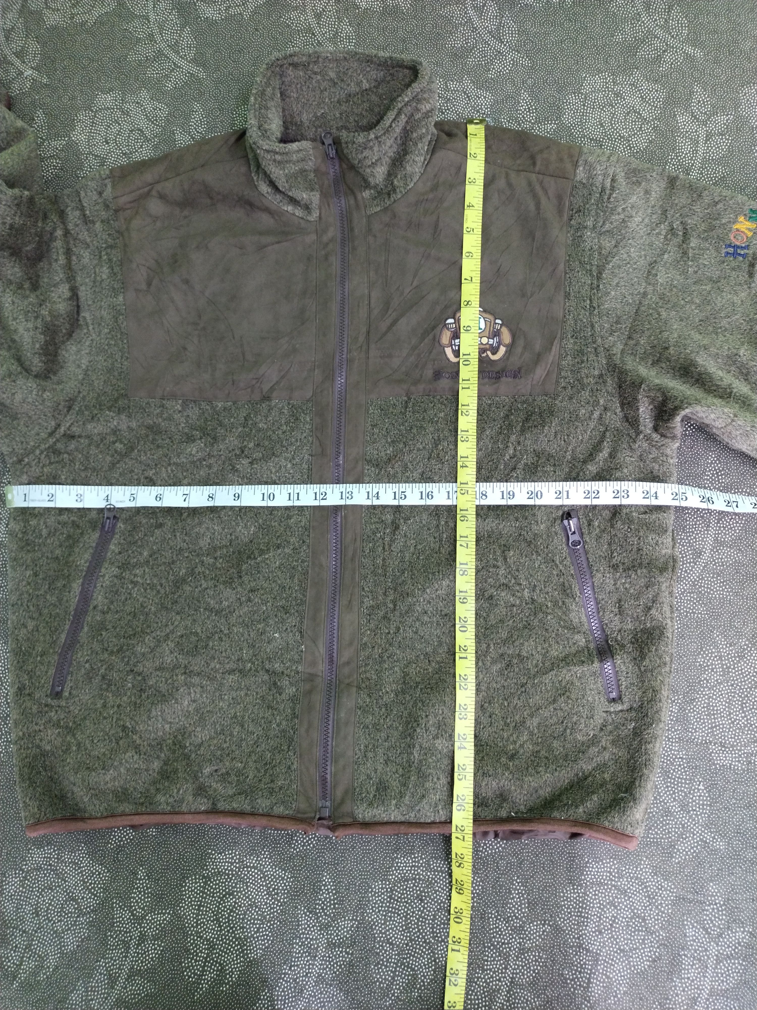 Japanese Brand × Vintage VINTAGE HONMA DESIGN FLEECE JACKET Size US L / EU 52-54 / 3 - 15 Thumbnail