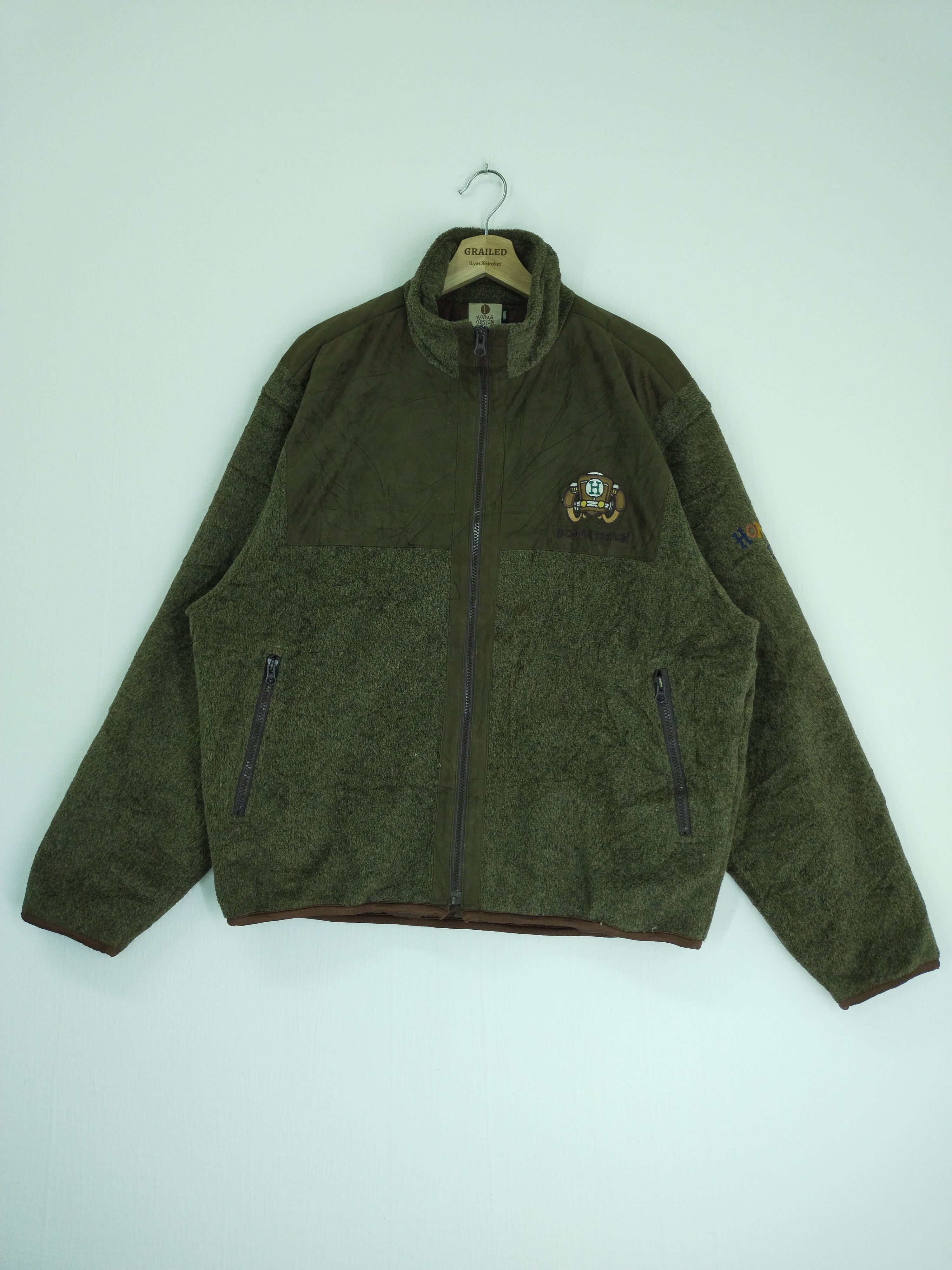 Japanese Brand × Vintage VINTAGE HONMA DESIGN FLEECE JACKET Size US L / EU 52-54 / 3 - 1 Thumbnail