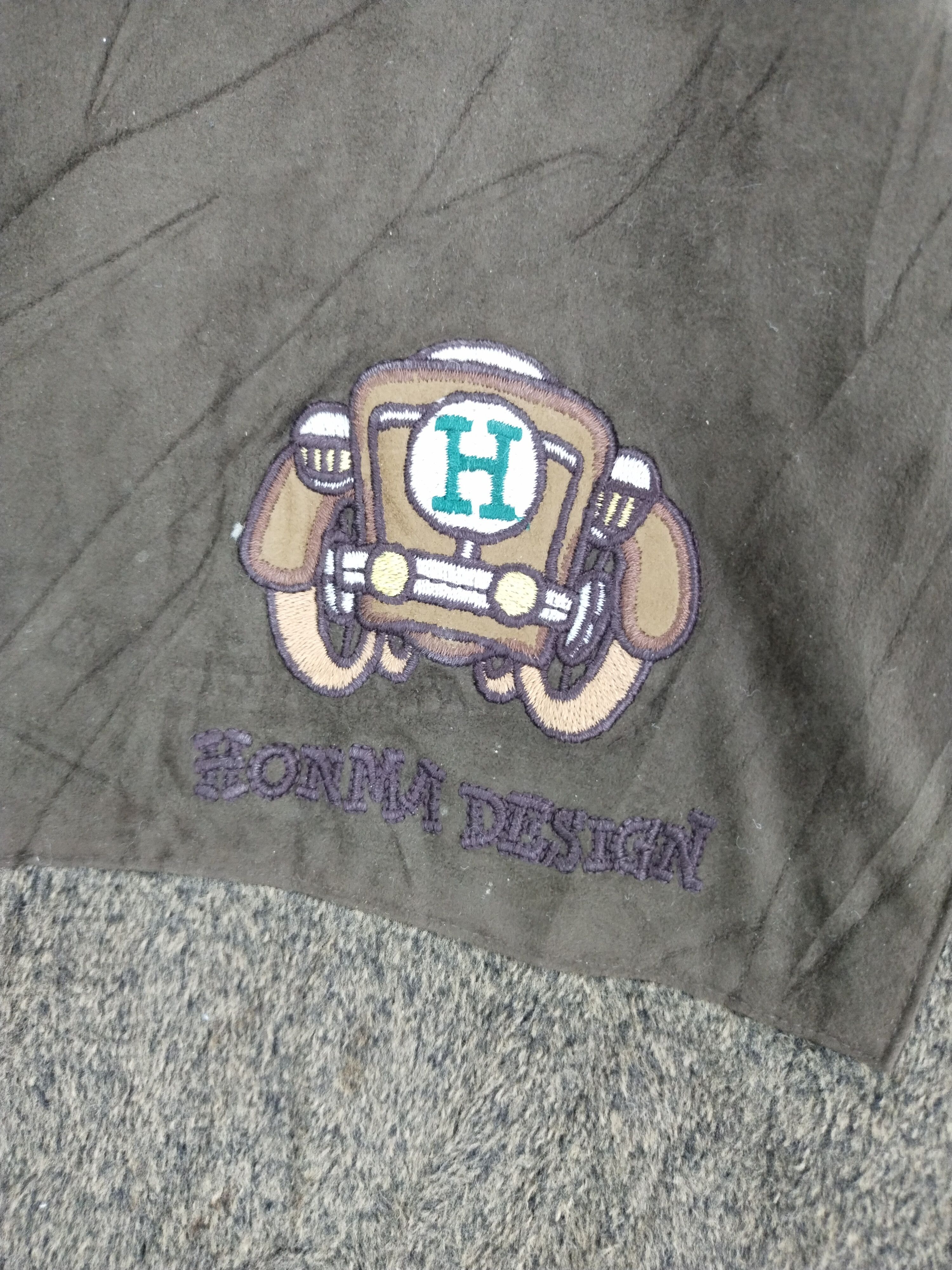 Japanese Brand × Vintage VINTAGE HONMA DESIGN FLEECE JACKET Size US L / EU 52-54 / 3 - 7 Thumbnail