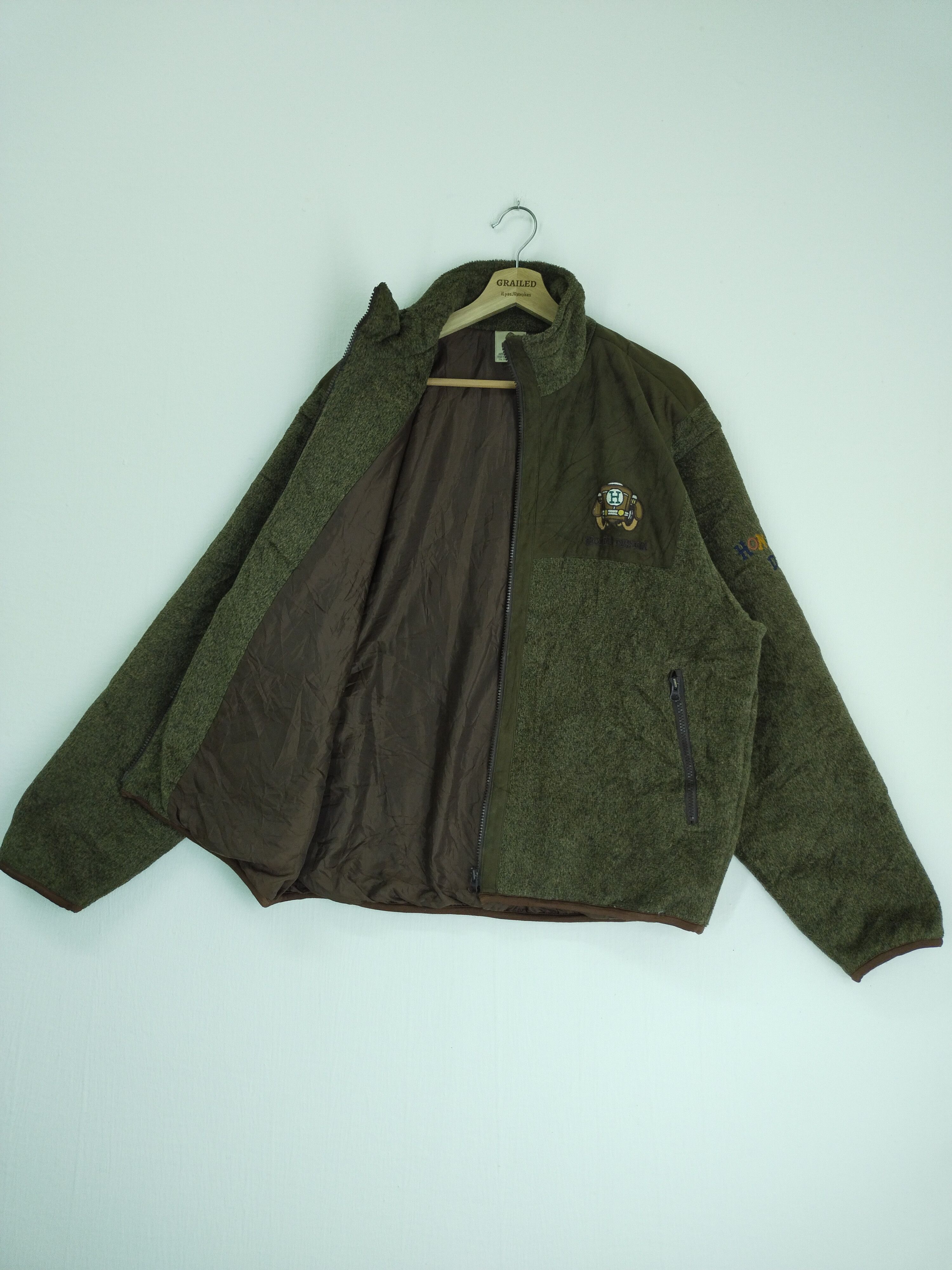 Japanese Brand × Vintage VINTAGE HONMA DESIGN FLEECE JACKET Size US L / EU 52-54 / 3 - 9 Thumbnail