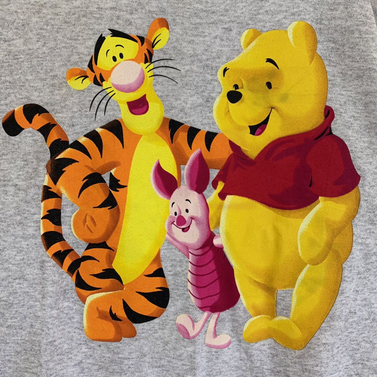 Disney × Vintage × Warner Bros Vintage 90s Pooh Tigger Piglet Big Logo Crewneck Sweatshirt Size US M / EU 48-50 / 2 - 5 Thumbnail