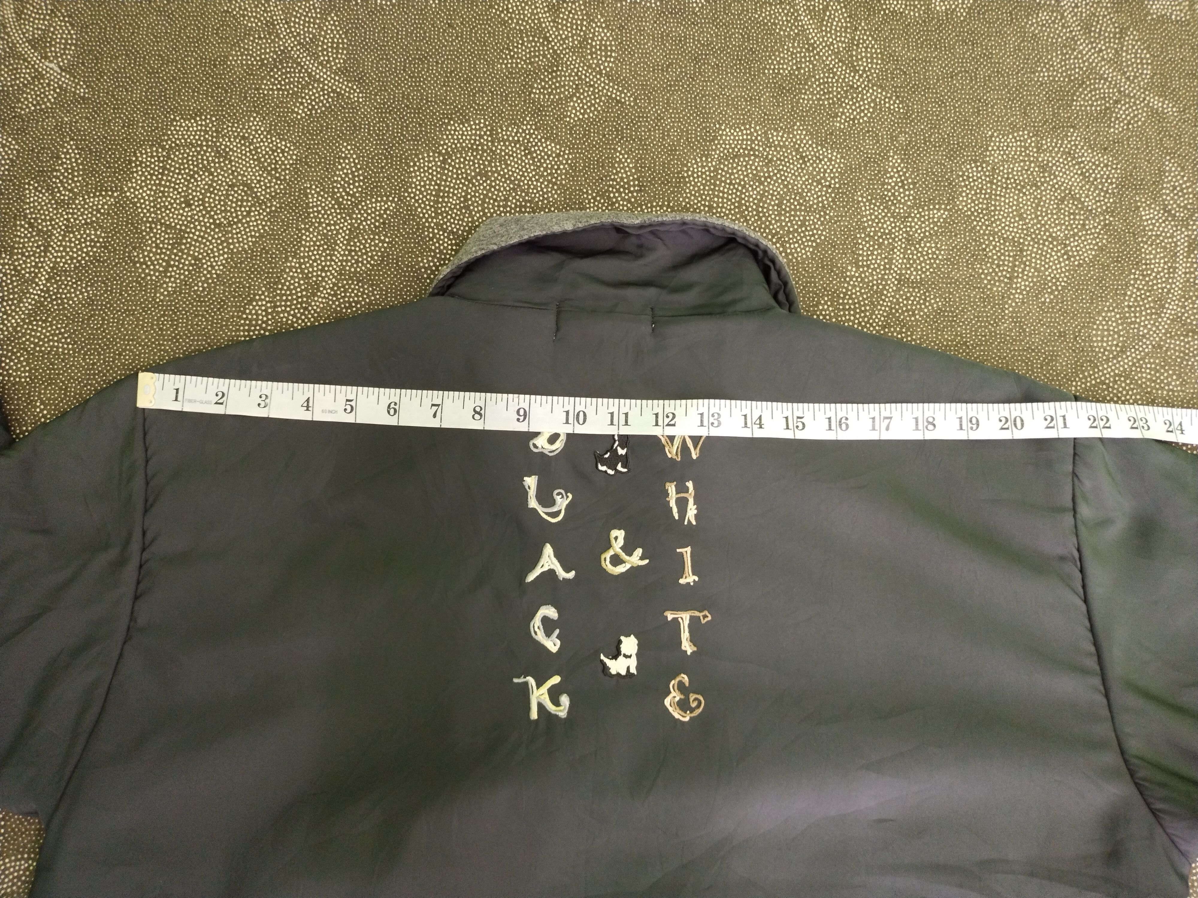 Japanese Brand × Vintage VINTAGE BLACK & WHITE SPORTWEAR FLEECE JACKET Size US M / EU 48-50 / 2 - 15 Thumbnail