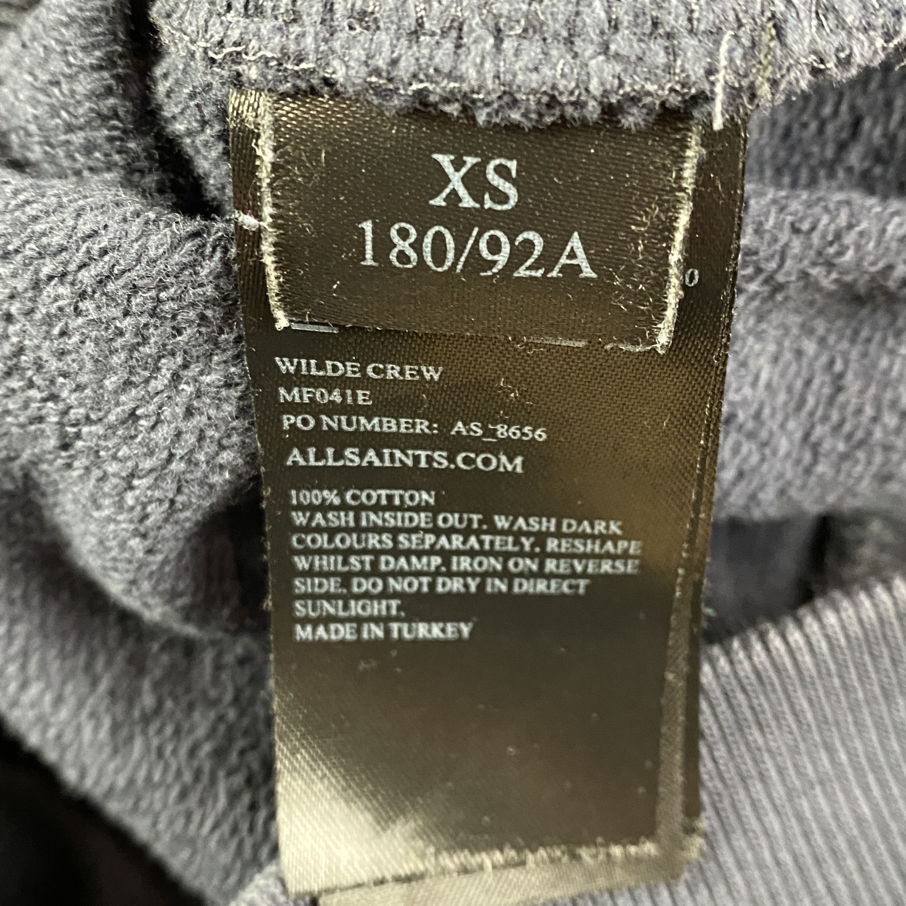 Allsaints Mens Sweatshirt Allsaints Size XS Size US XS / EU 42 / 0 - 6 Thumbnail