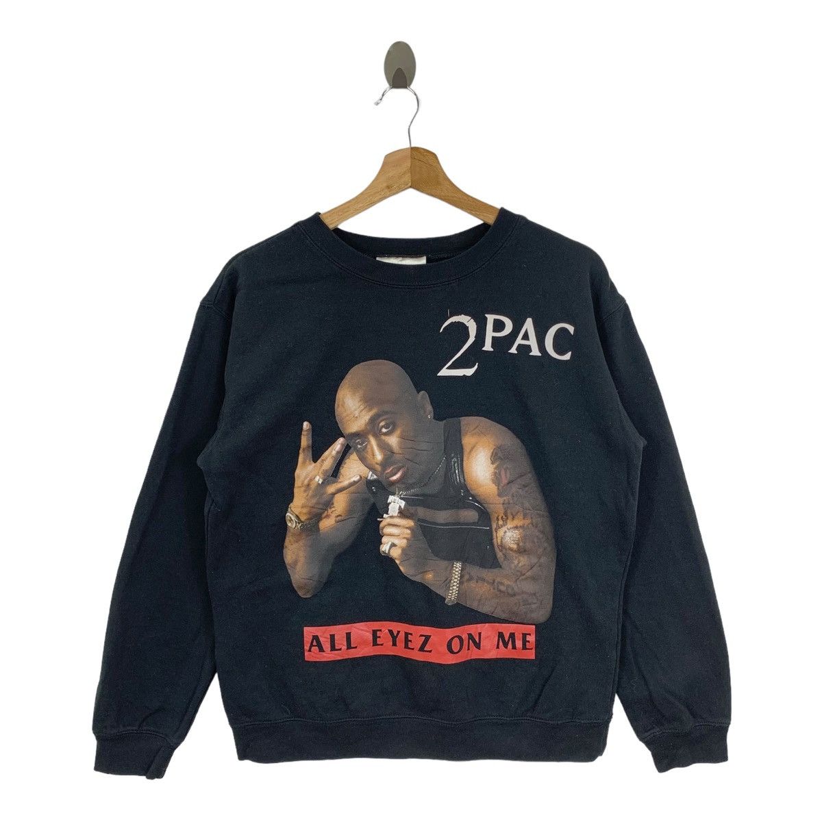 Vintage 2Pac Shakur All Eyez Of Me Pullover Sweater Jumpers