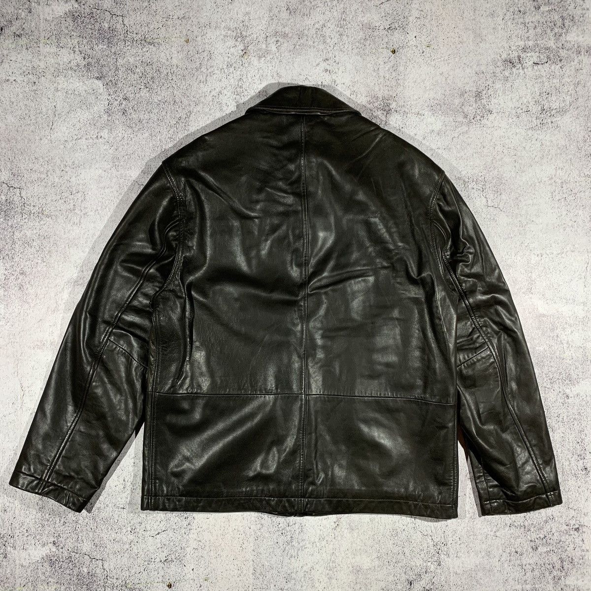 Hugo Boss Vintage Hugo Boss Leather Jacket Size US M / EU 48-50 / 2 - 9 Thumbnail