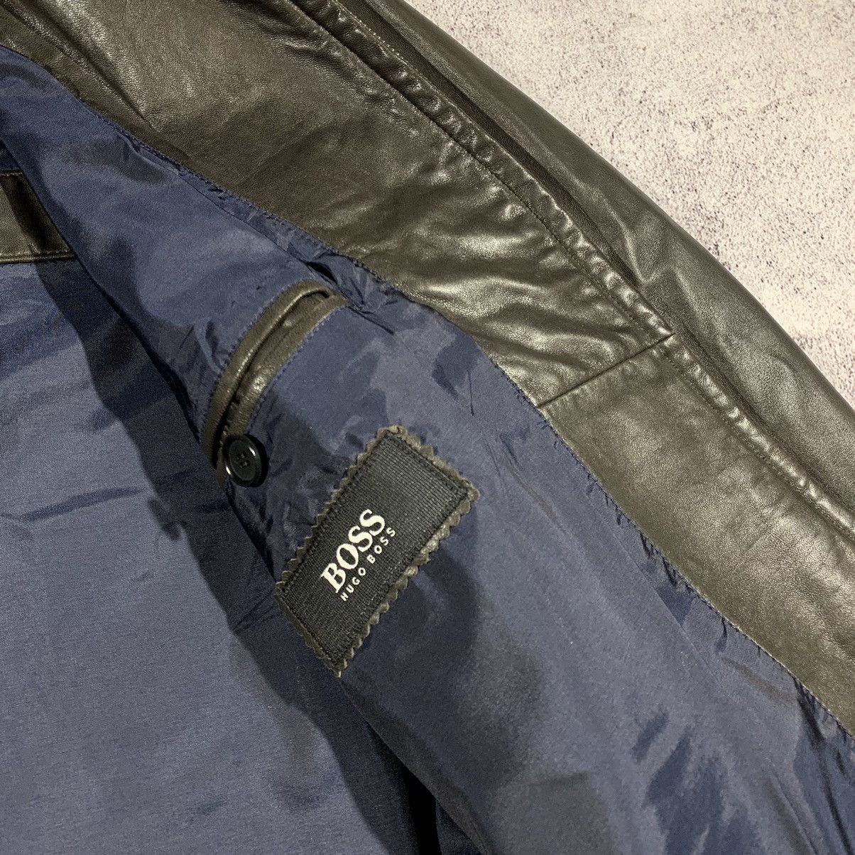 Hugo Boss Vintage Hugo Boss Leather Jacket Size US M / EU 48-50 / 2 - 7 Thumbnail