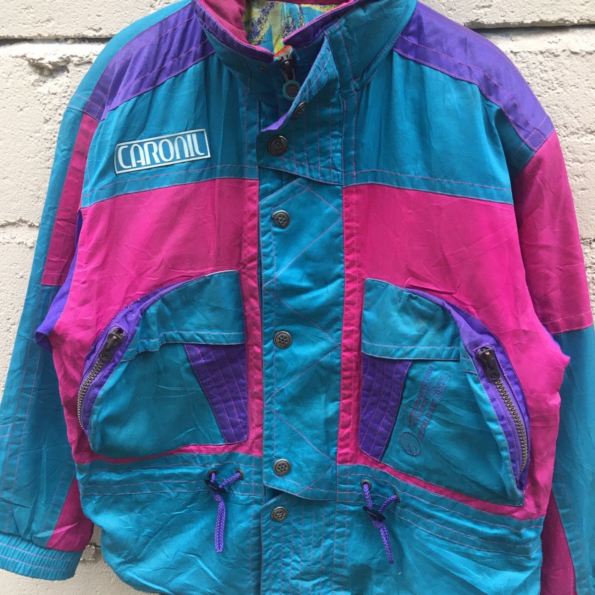Vintage Caronil Feel Light Atheart Ski World ZipUp Jacket Size US L / EU 52-54 / 3 - 2 Thumbnail