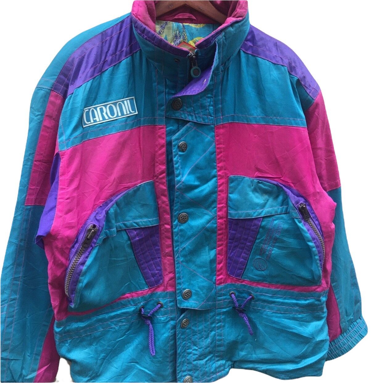 Vintage Caronil Feel Light Atheart Ski World ZipUp Jacket Size US L / EU 52-54 / 3 - 1 Thumbnail