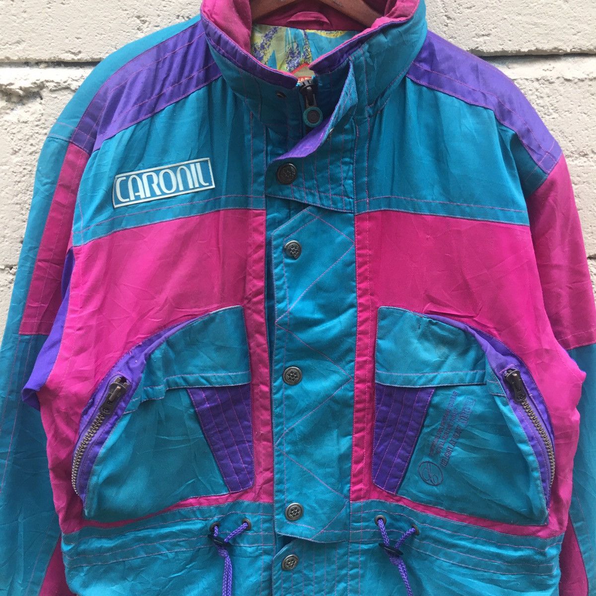 Vintage Caronil Feel Light Atheart Ski World ZipUp Jacket Size US L / EU 52-54 / 3 - 3 Thumbnail