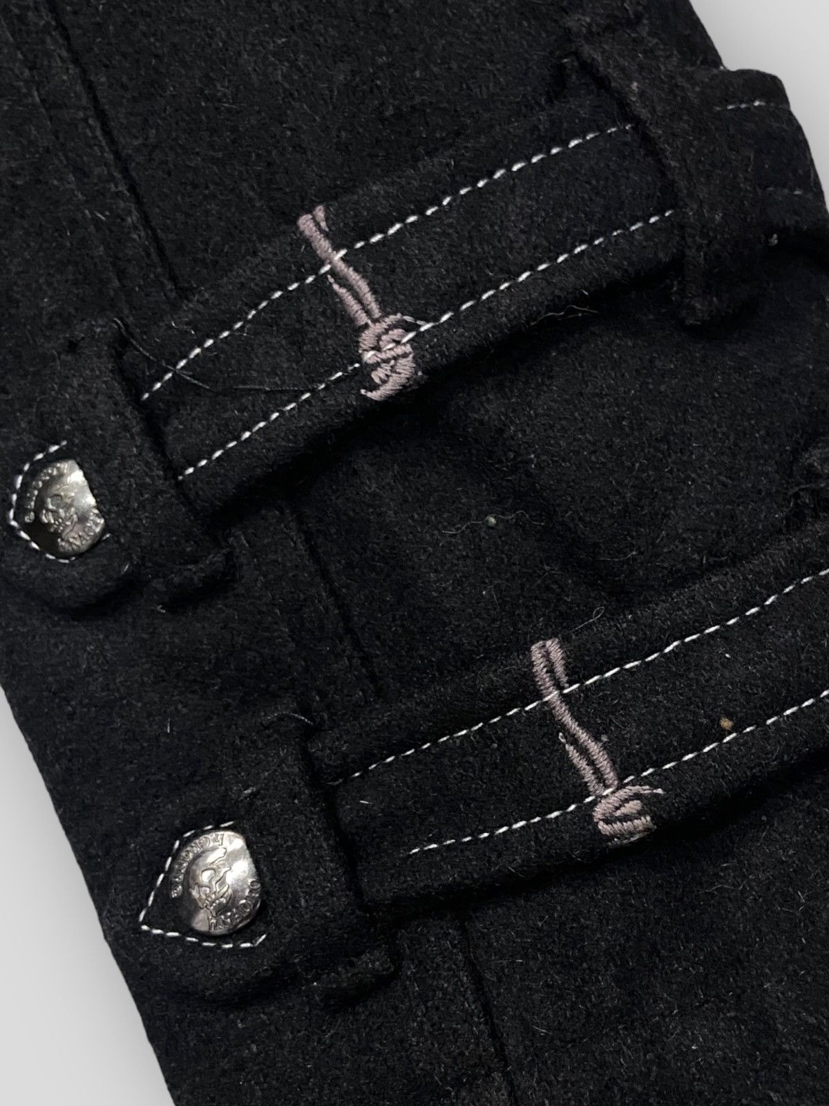 Japanese Brand × Seditionaries × Vintage Vintage H. Anarchyism For Plus Bondage Quilted Wool Jacket Size US S / EU 44-46 / 1 - 4 Thumbnail