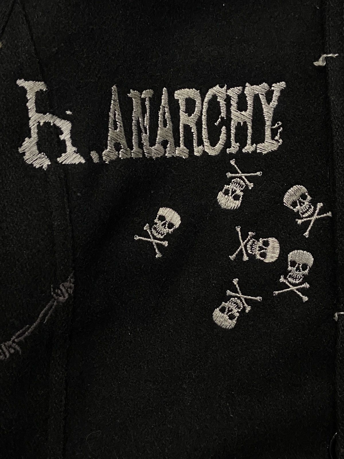 Japanese Brand × Seditionaries × Vintage Vintage H. Anarchyism For Plus Bondage Quilted Wool Jacket Size US S / EU 44-46 / 1 - 7 Thumbnail