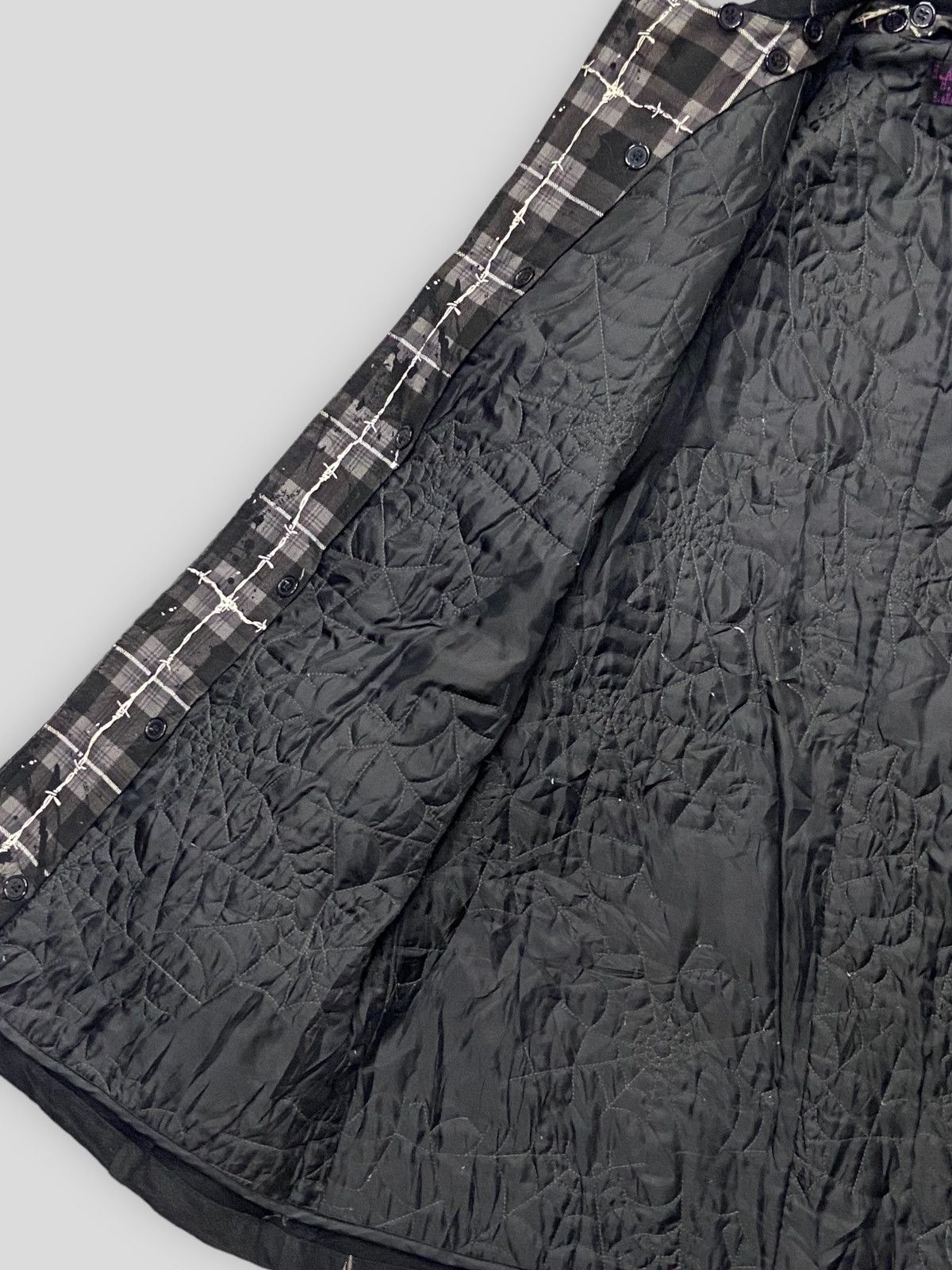Japanese Brand × Seditionaries × Vintage Vintage H. Anarchyism For Plus Bondage Quilted Wool Jacket Size US S / EU 44-46 / 1 - 9 Thumbnail