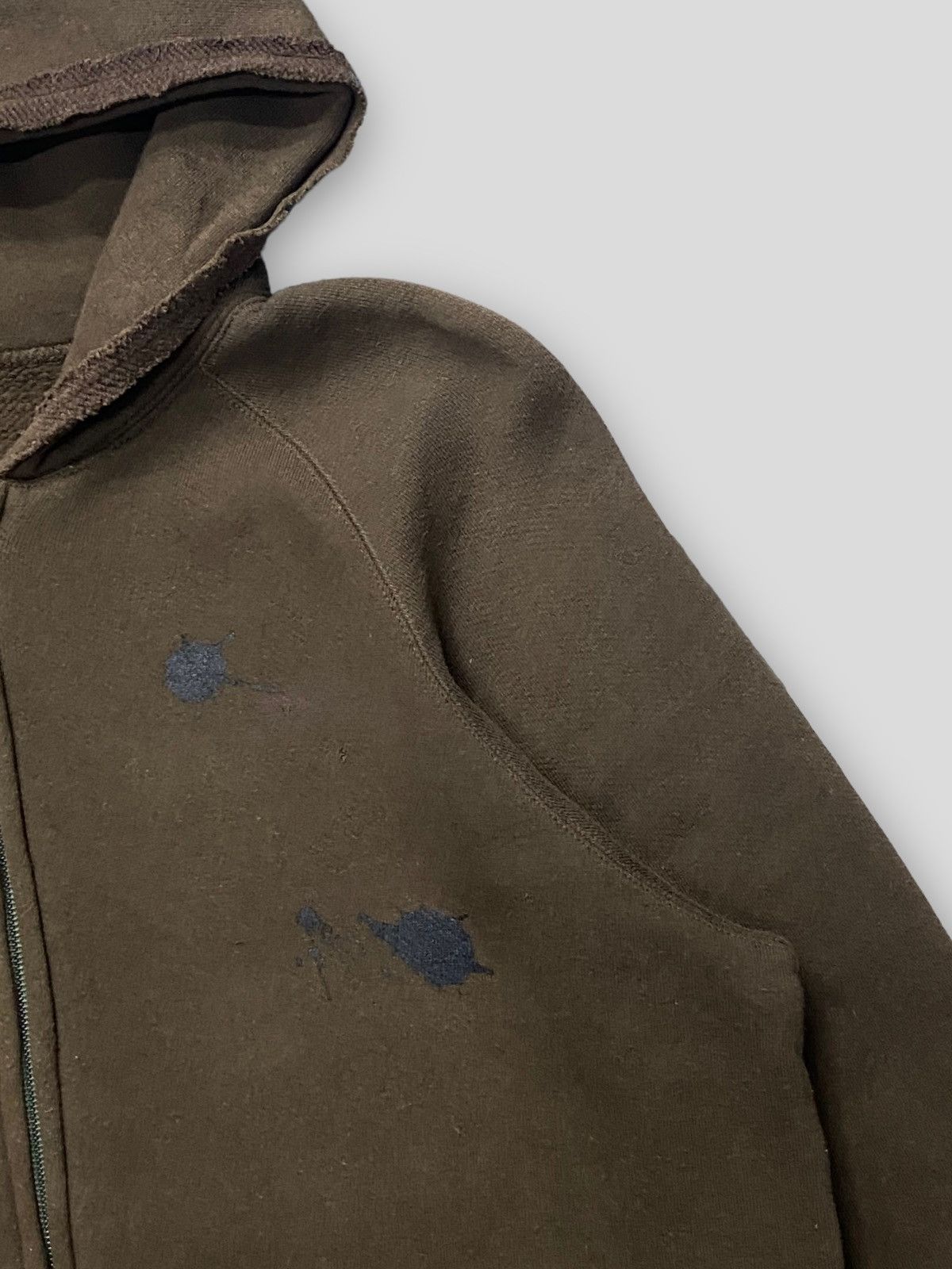 Japanese Brand Vintage PPFM Distressed Style Zip Up Hoodie Size US M / EU 48-50 / 2 - 4 Thumbnail