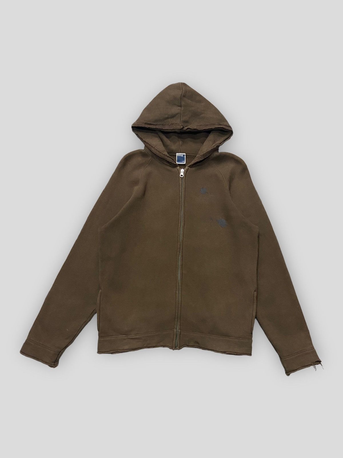 Japanese Brand Vintage PPFM Distressed Style Zip Up Hoodie Size US M / EU 48-50 / 2 - 1 Thumbnail