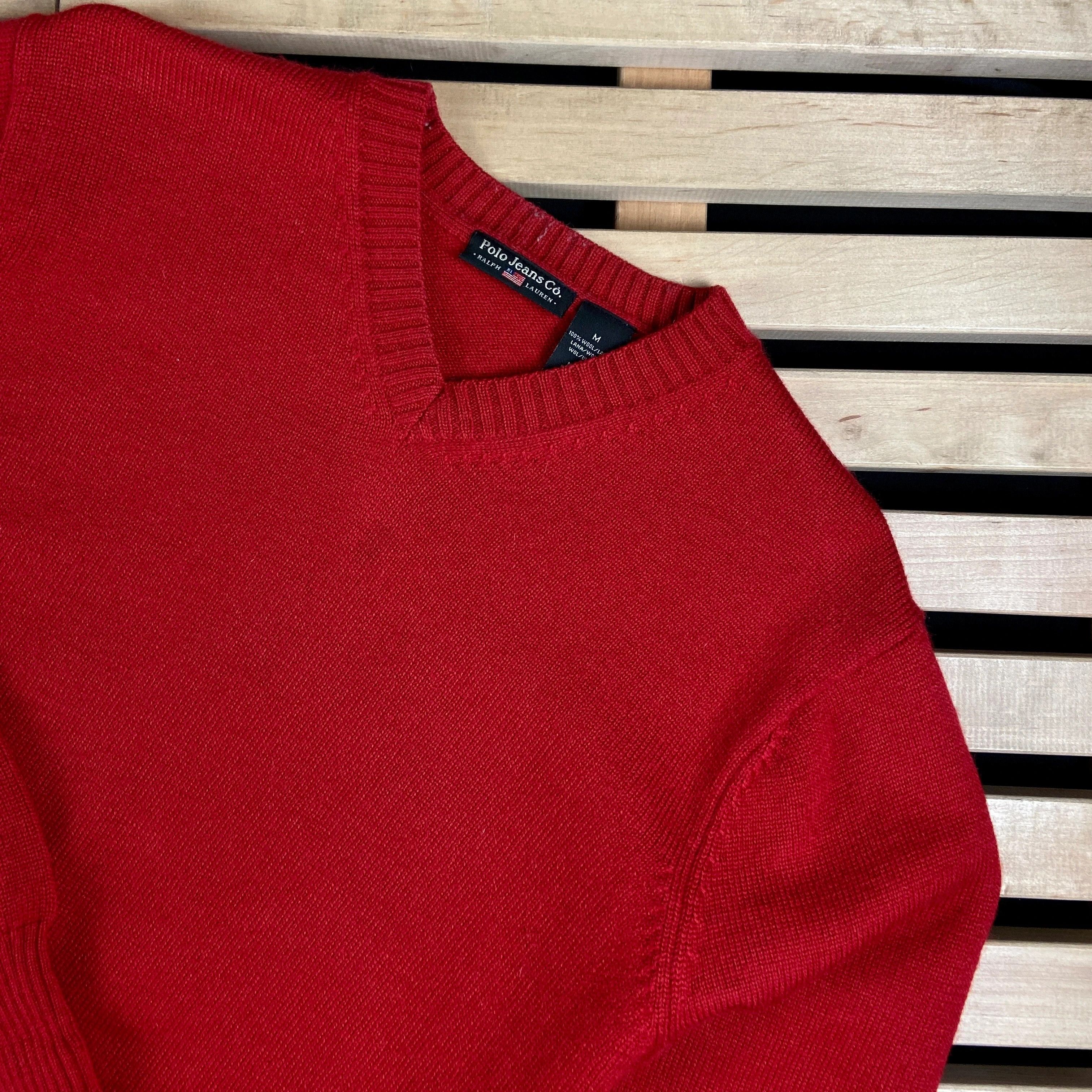 Polo Ralph Lauren × Ralph Lauren × Vintage Mens Sweater Jumper Polo Jeans Ralph Lauren Size M Size US M / EU 48-50 / 2 - 2 Thumbnail