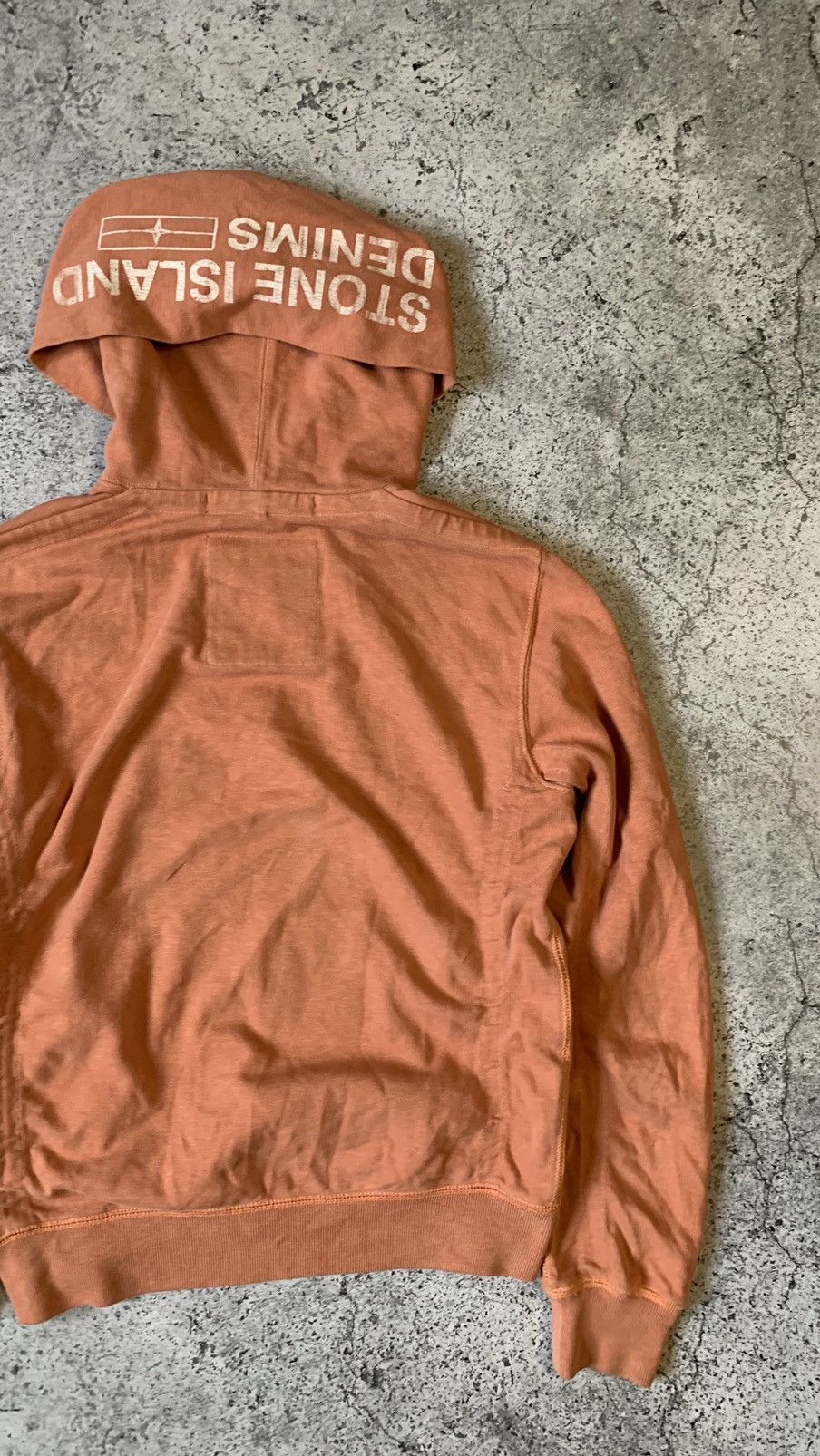 Stone Island Stone island denim vintage big logo hoodie Size US S / EU 44-46 / 1 - 11 Thumbnail