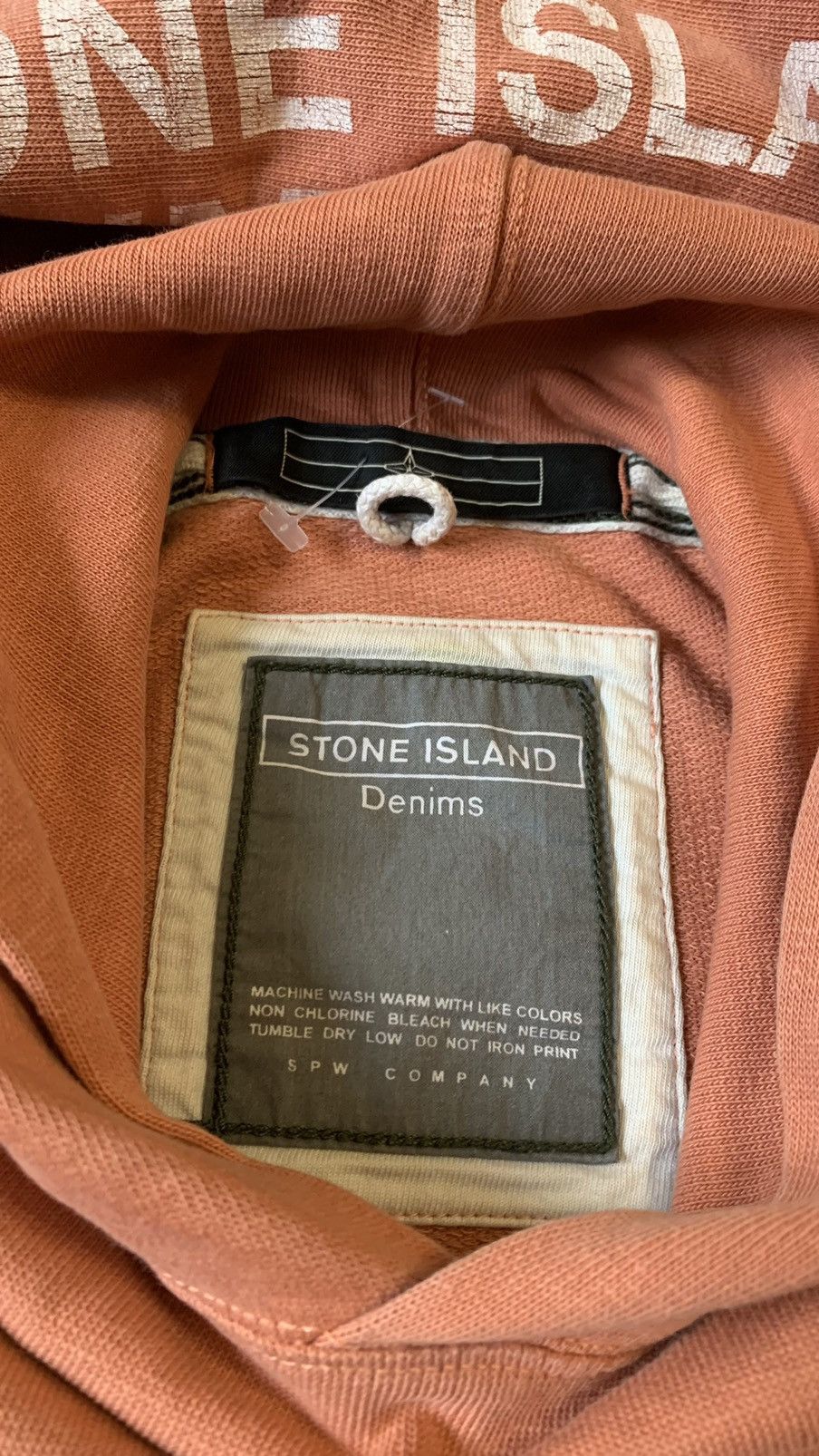 Stone Island Stone island denim vintage big logo hoodie Size US S / EU 44-46 / 1 - 14 Thumbnail