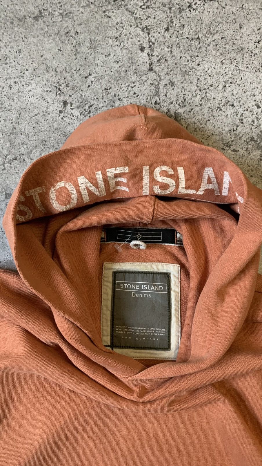 Stone Island Stone island denim vintage big logo hoodie Size US S / EU 44-46 / 1 - 13 Thumbnail