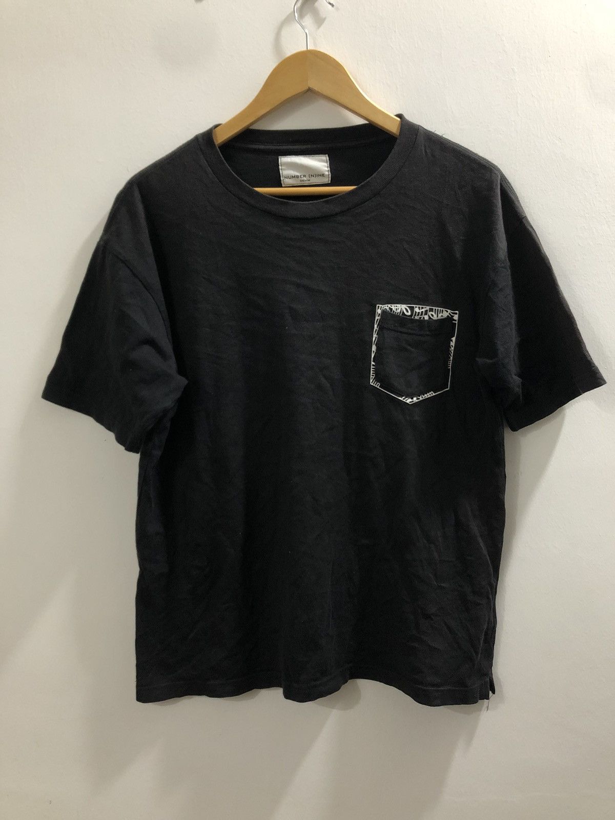 Number (N)ine Musical Notes Single Pocket T-Shirt Size US M / EU 48-50 / 2 - 1 Thumbnail
