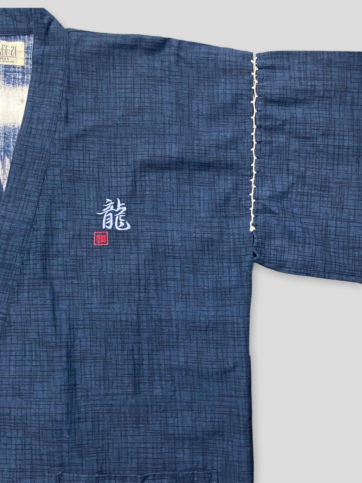 Japanese Brand × Vintage Vintage Kyoto Staff 21 Yakuza Dragon Hand Printed Kimono Size US L / EU 52-54 / 3 - 8 Thumbnail