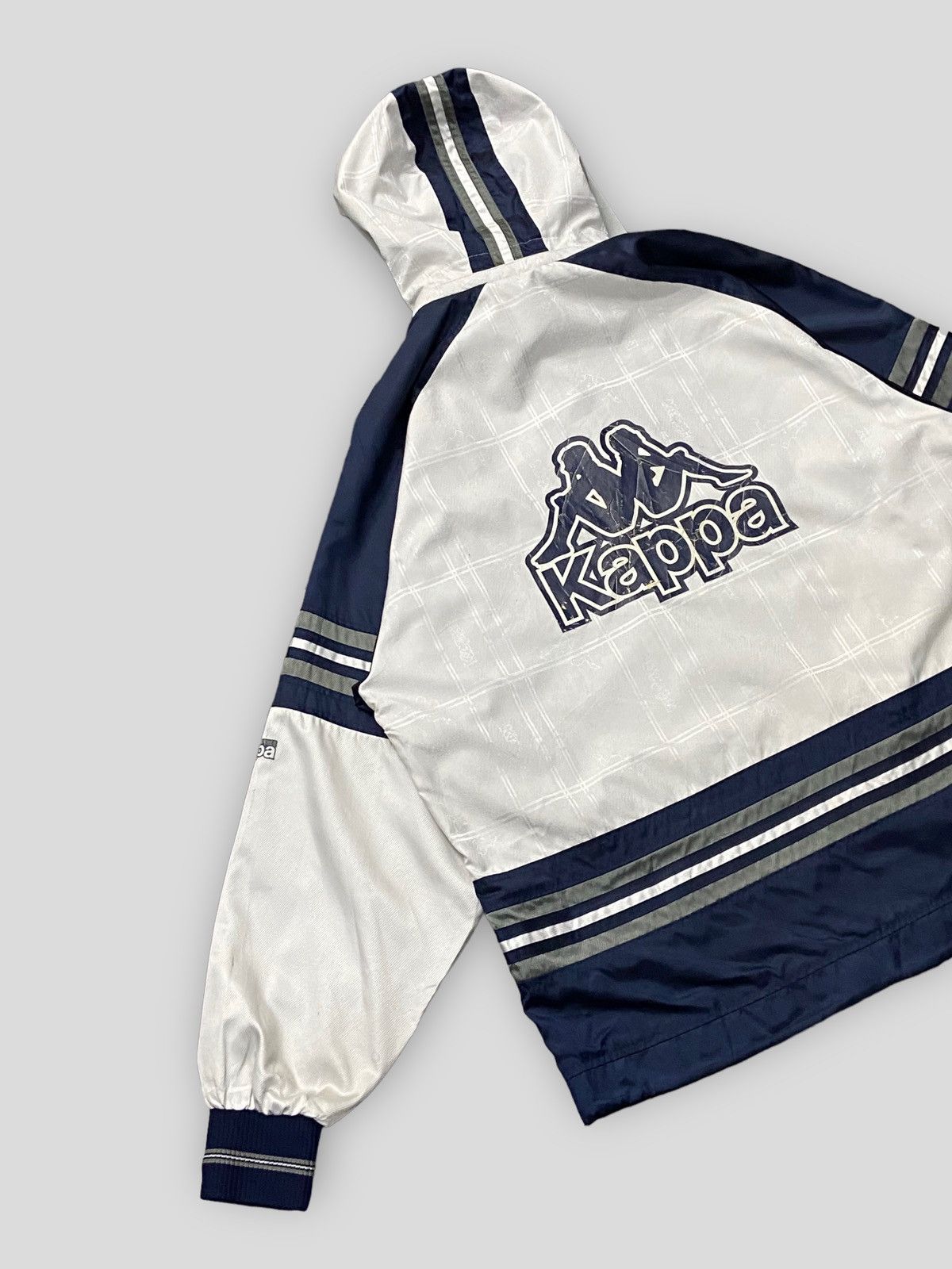 Kappa × Vintage Vintage 90s Kappa Windbreaker Sports Rain Jacket Size US L / EU 52-54 / 3 - 13 Thumbnail