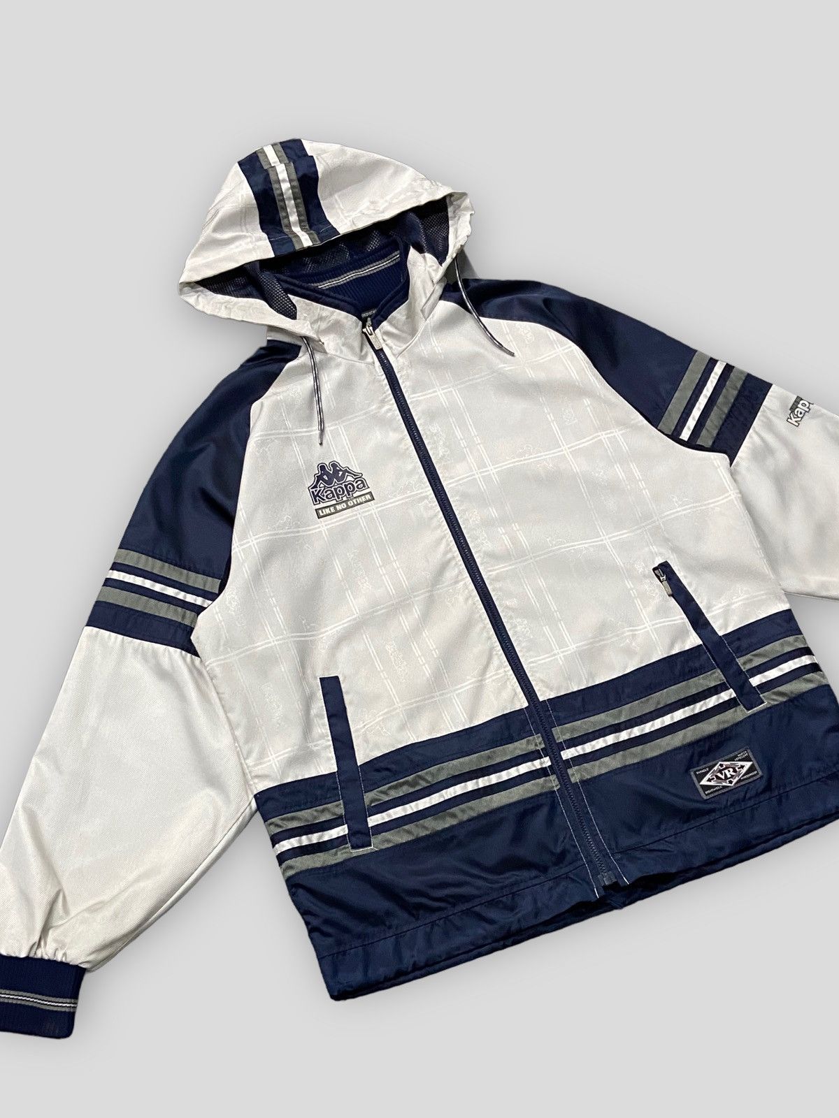 Kappa × Vintage Vintage 90s Kappa Windbreaker Sports Rain Jacket Size US L / EU 52-54 / 3 - 4 Thumbnail