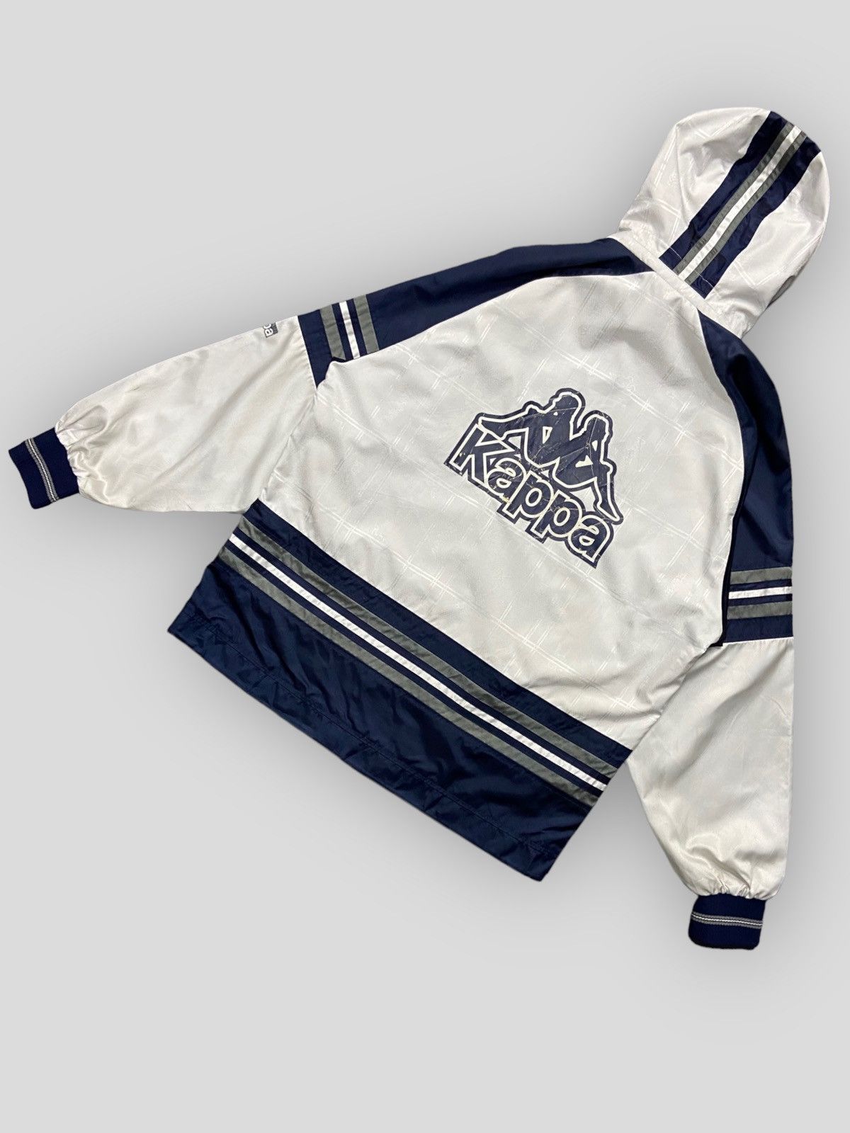 Kappa × Vintage Vintage 90s Kappa Windbreaker Sports Rain Jacket Size US L / EU 52-54 / 3 - 12 Thumbnail