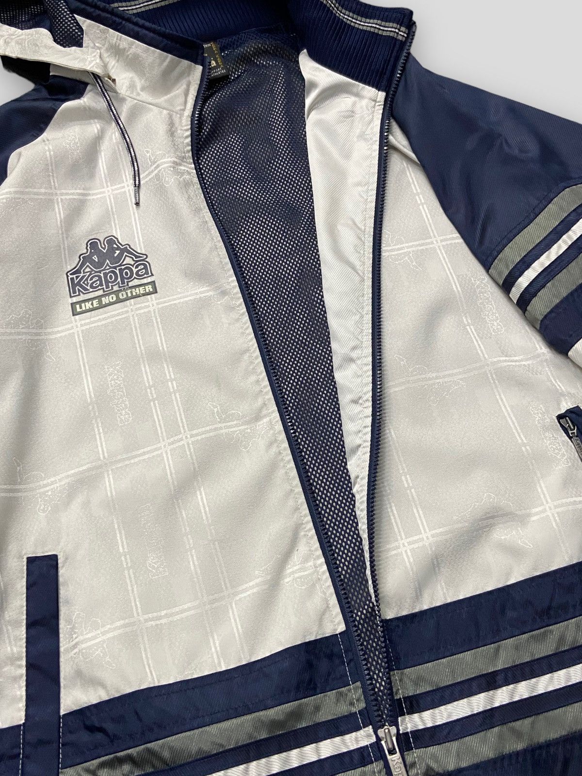 Kappa × Vintage Vintage 90s Kappa Windbreaker Sports Rain Jacket Size US L / EU 52-54 / 3 - 9 Thumbnail