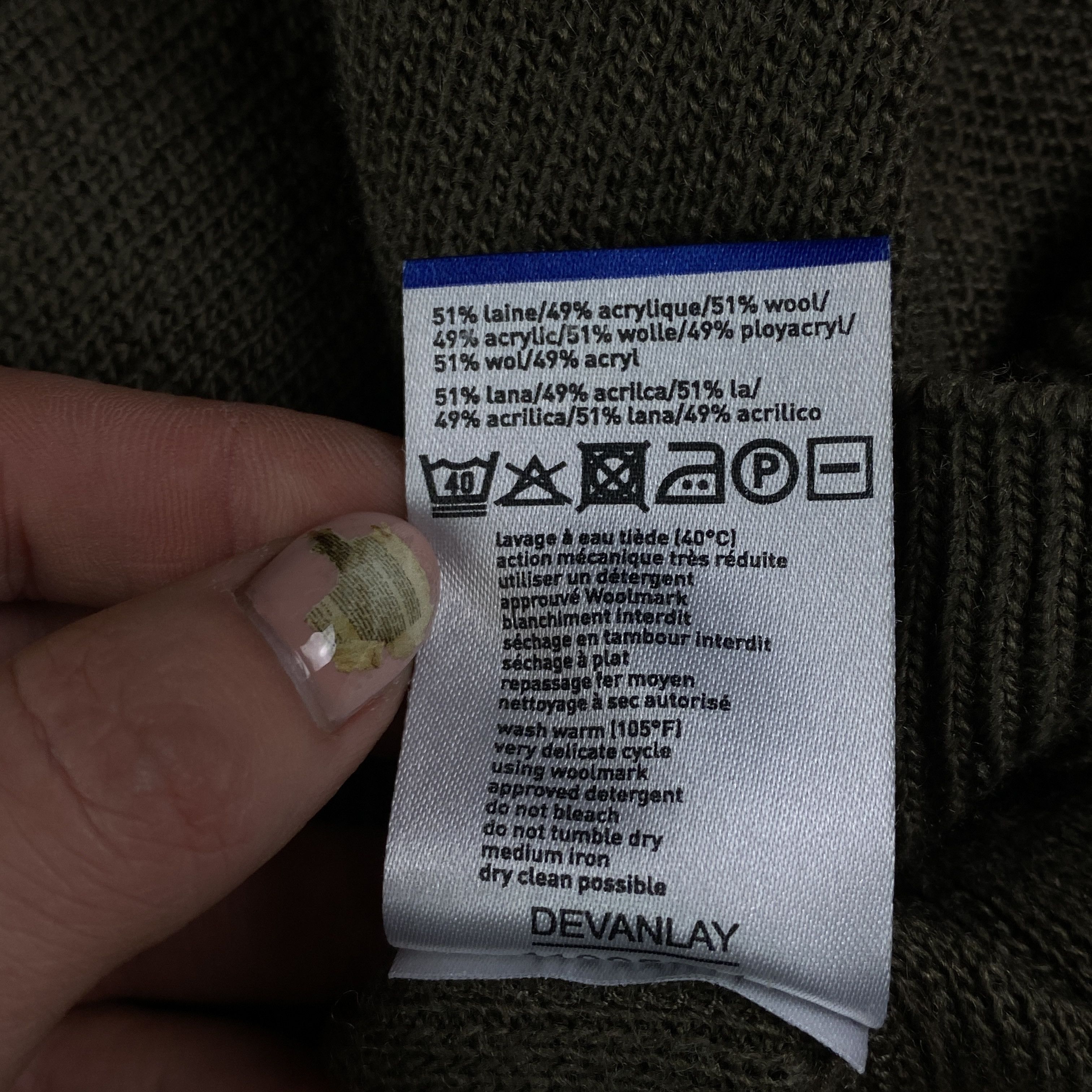 Lacoste × Vintage Mens Sweater Jumper lacoste Vintage Size L/4 V Neck Size US L / EU 52-54 / 3 - 7 Thumbnail