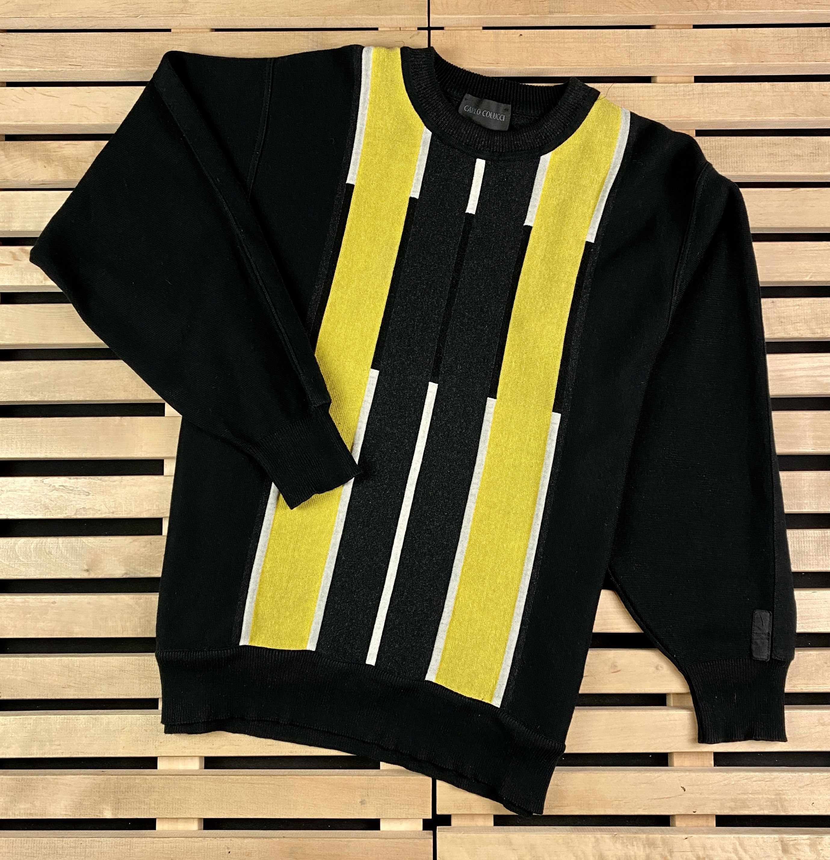 Mens Sweater Carlo Colucci Vintage Size 52