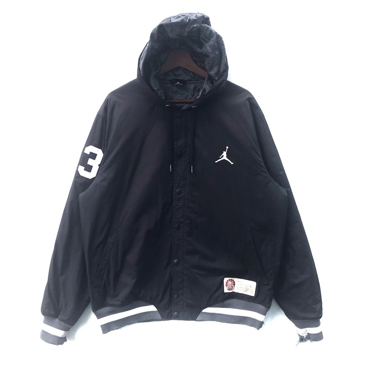 NBA Vintage Michel Jordon Zipper Hoodie Jacket Size US L / EU 52-54 / 3 - 1 Thumbnail