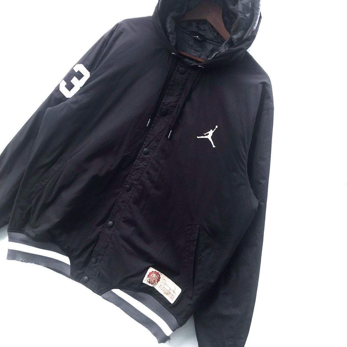NBA Vintage Michel Jordon Zipper Hoodie Jacket Size US L / EU 52-54 / 3 - 3 Thumbnail