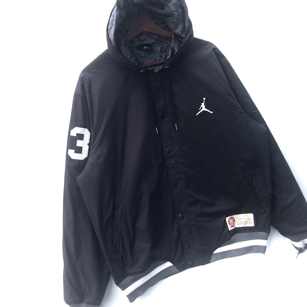 NBA Vintage Michel Jordon Zipper Hoodie Jacket Size US L / EU 52-54 / 3 - 2 Thumbnail