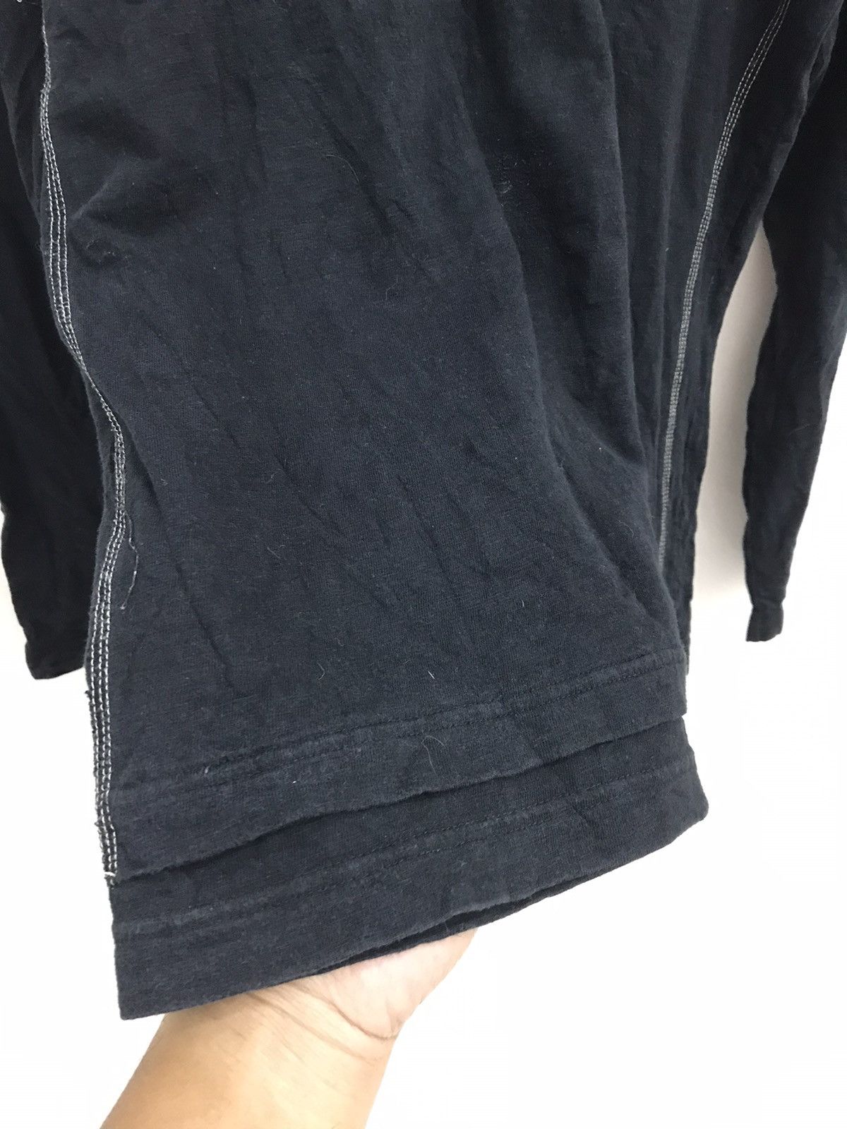 Issey Miyake Vtg 90s Issey Miyake Men Autumn Long Sleeve Tshirt Size US M / EU 48-50 / 2 - 7 Thumbnail