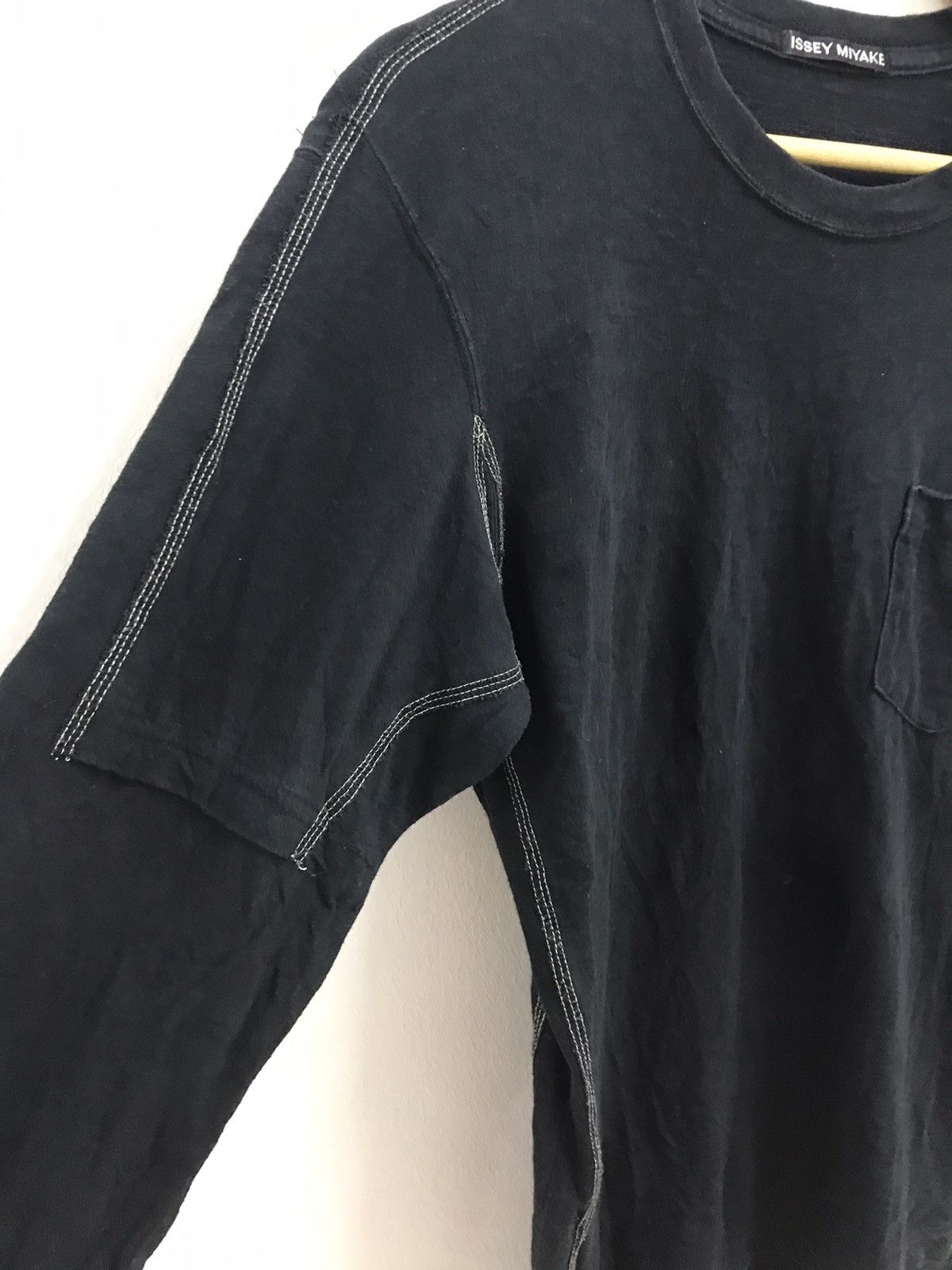Issey Miyake Vtg 90s Issey Miyake Men Autumn Long Sleeve Tshirt Size US M / EU 48-50 / 2 - 4 Thumbnail