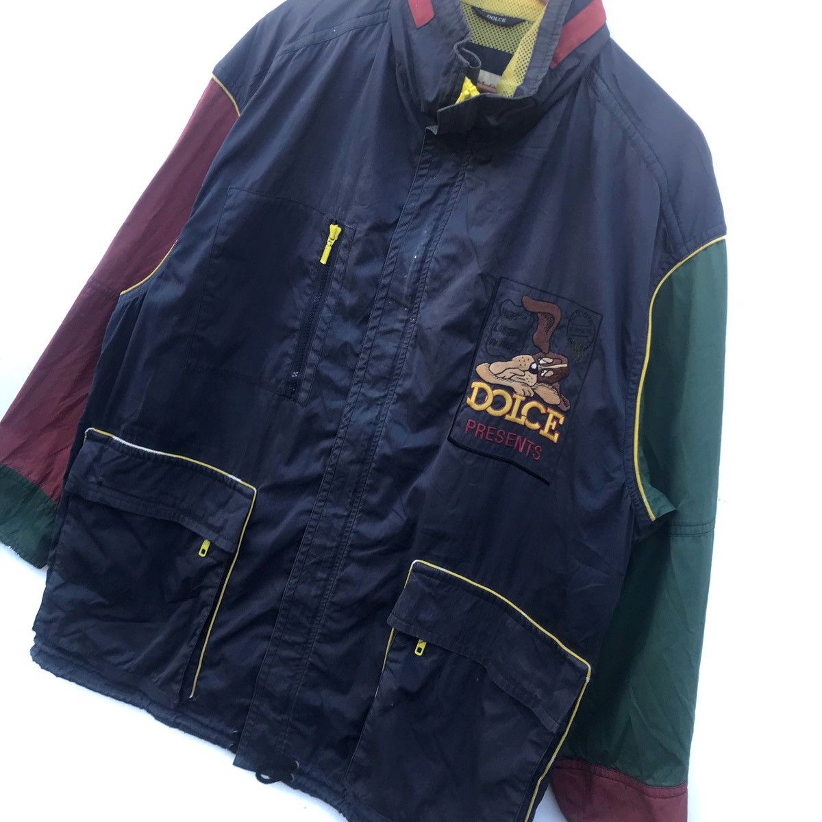 Japanese Brand Vintage Dolce Biglogo Embroidery Zipper Jacket Size US L / EU 52-54 / 3 - 3 Thumbnail
