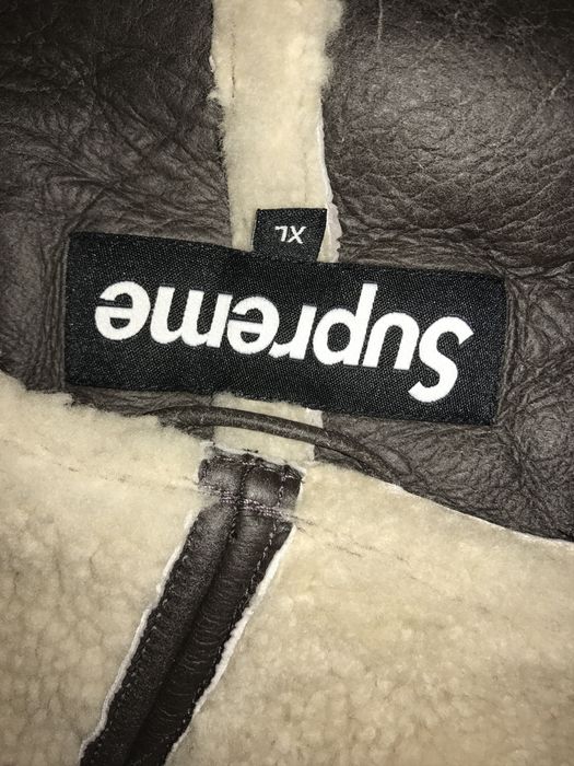 Supreme Reversed Shearling Hooded Jacket | Grailed