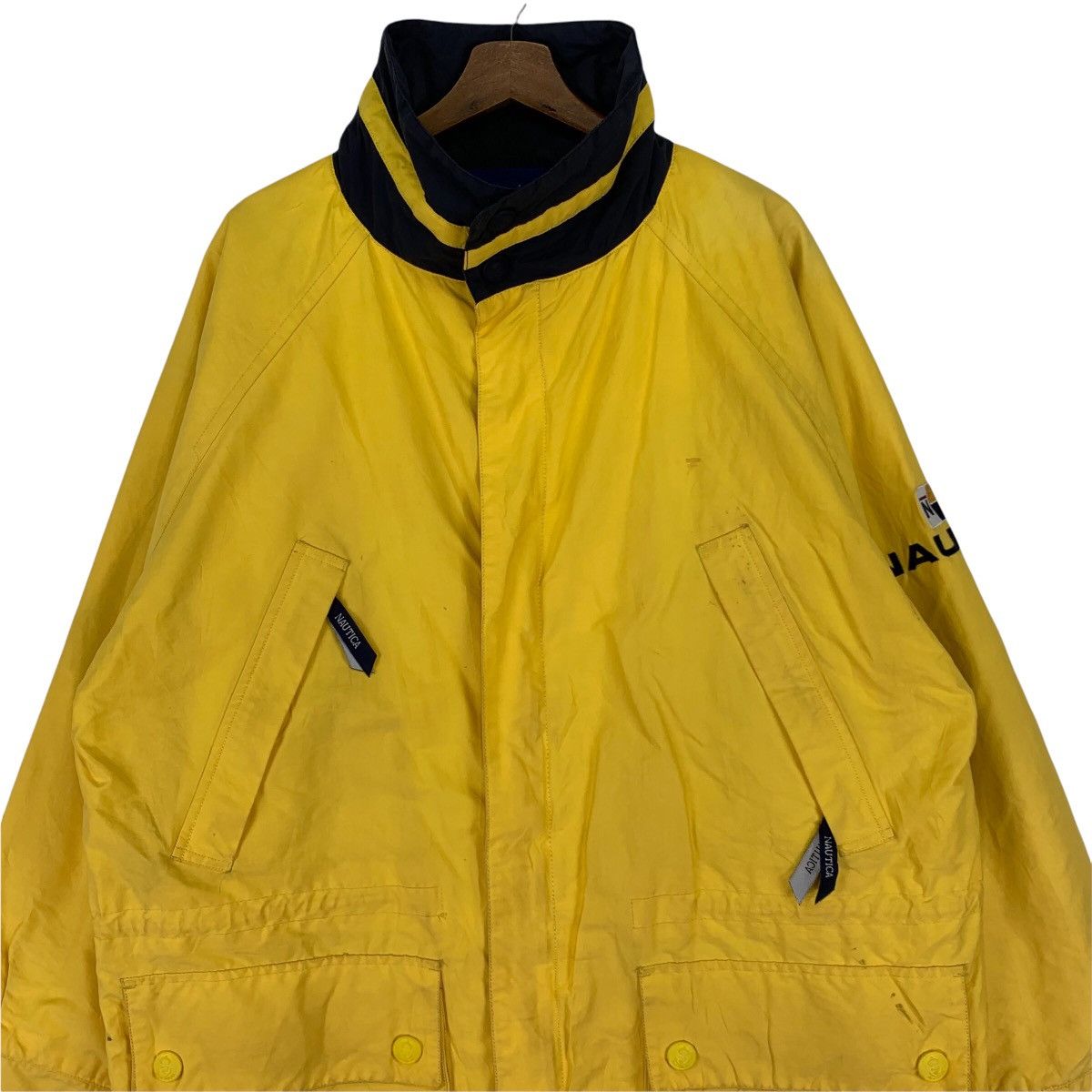 Nautica Vintage 90s Nautica Windbreaker Zipper Jacket Size US L / EU 52-54 / 3 - 2 Thumbnail