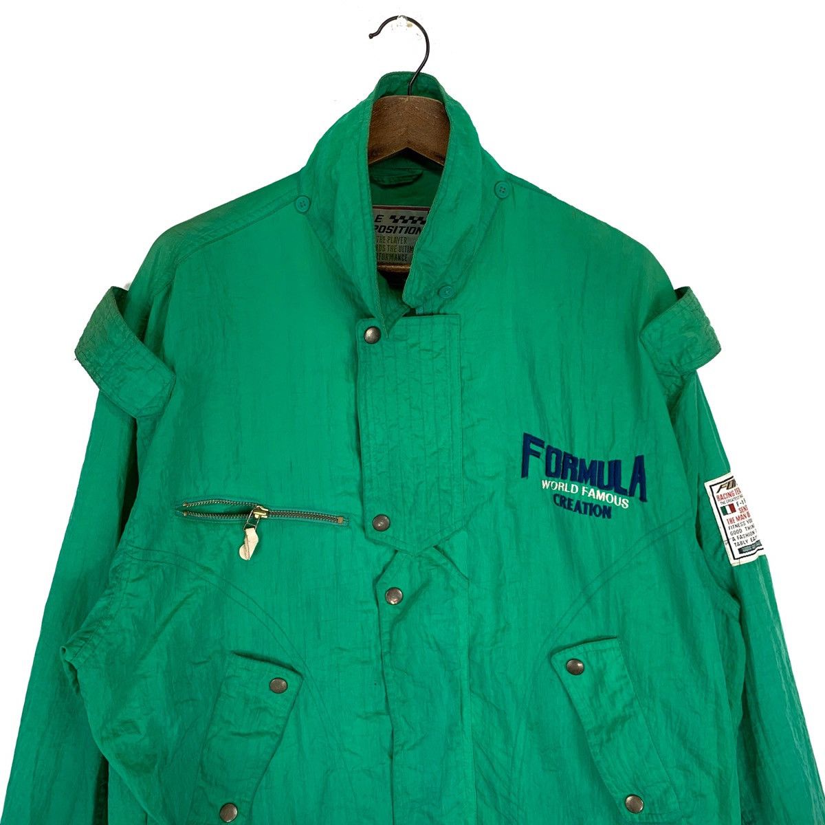 Japanese Brand Vintage 90s Formula 1 Windbreaker Light Jacket Size US L / EU 52-54 / 3 - 2 Thumbnail