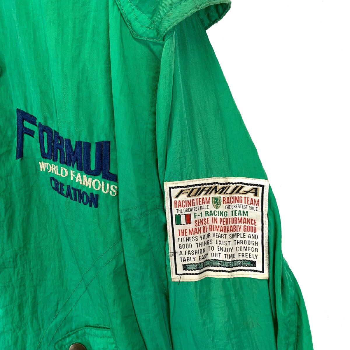 Japanese Brand Vintage 90s Formula 1 Windbreaker Light Jacket Size US L / EU 52-54 / 3 - 4 Thumbnail